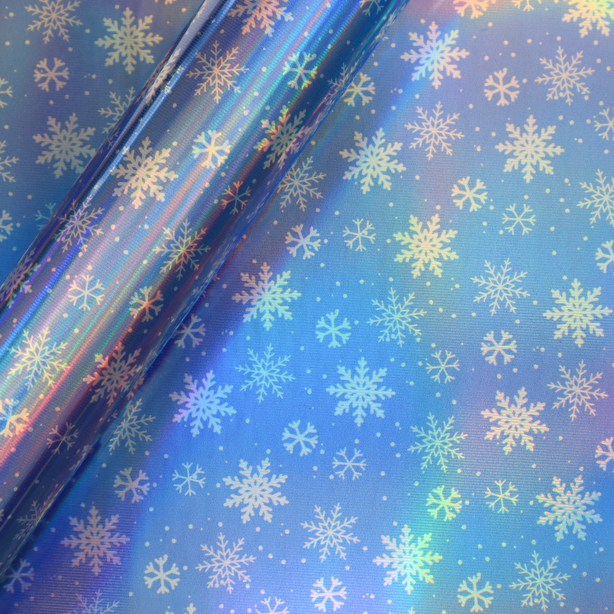 Holographic Snowflake Heat Transfer Vinyl by Make Market&#xAE;