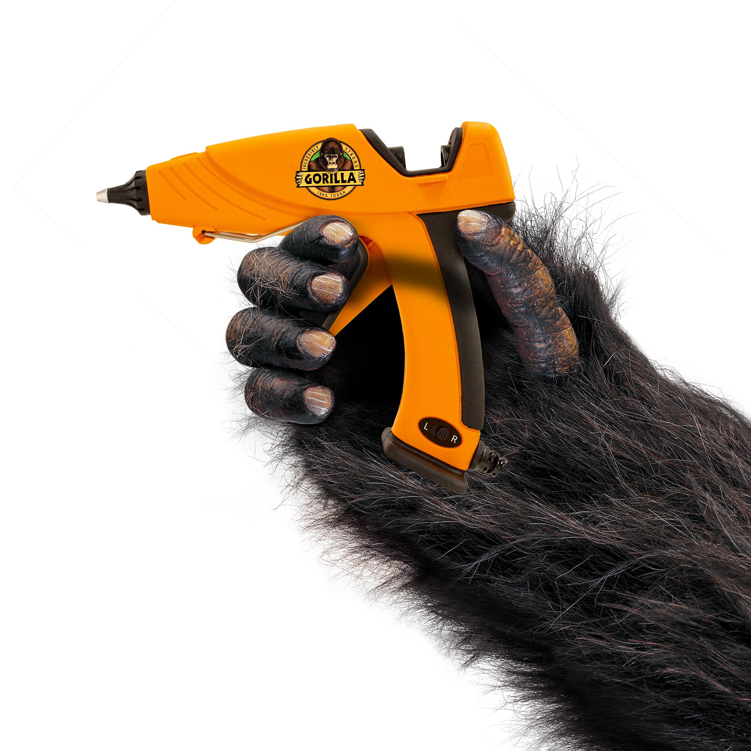 Gorilla Mini pistolet à colle chaude double température avec 75 bâtons de colle  chaude