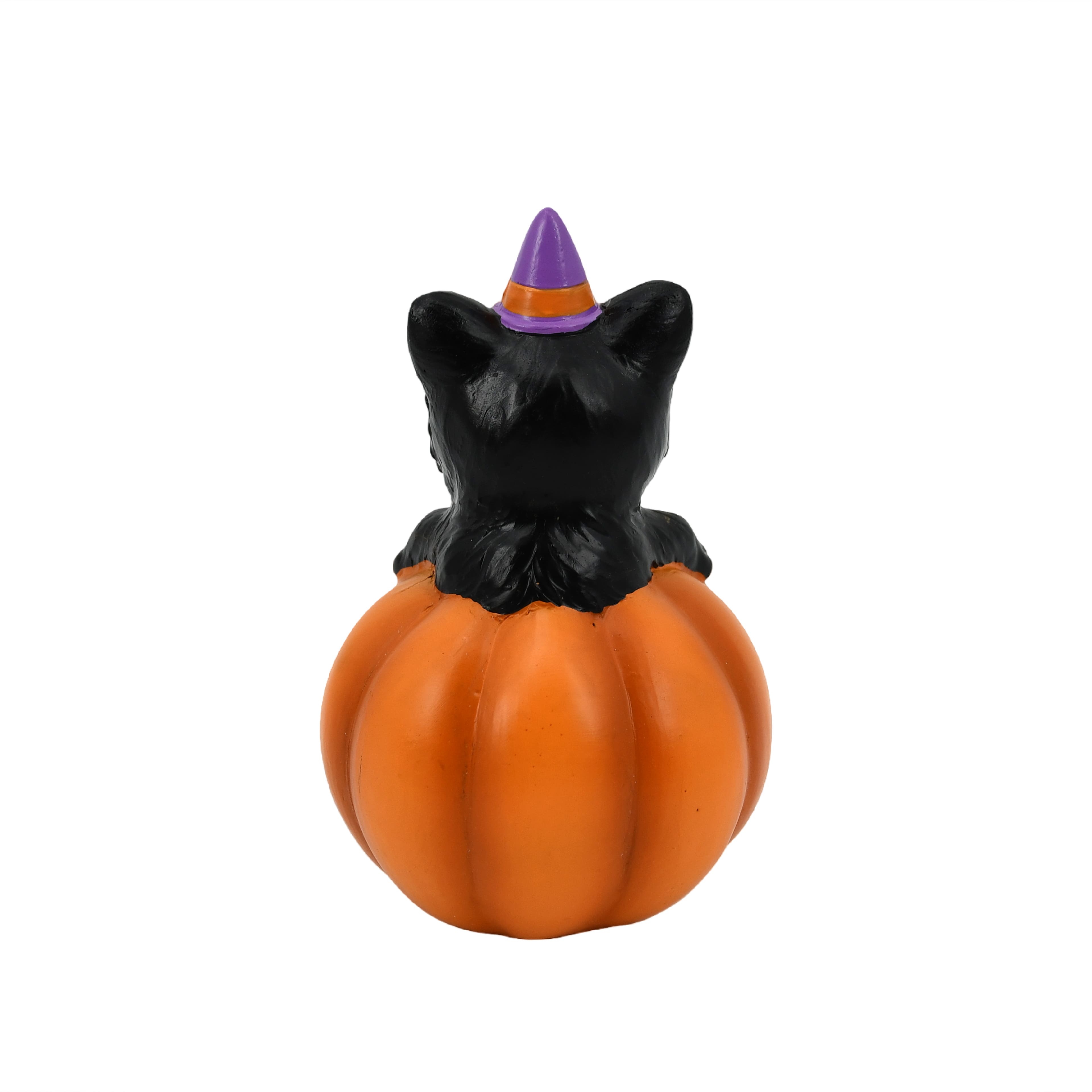 5&#x22; Black Cat in Jack-O&#x27;-Lantern Tabletop D&#xE9;cor by Ashland&#xAE;