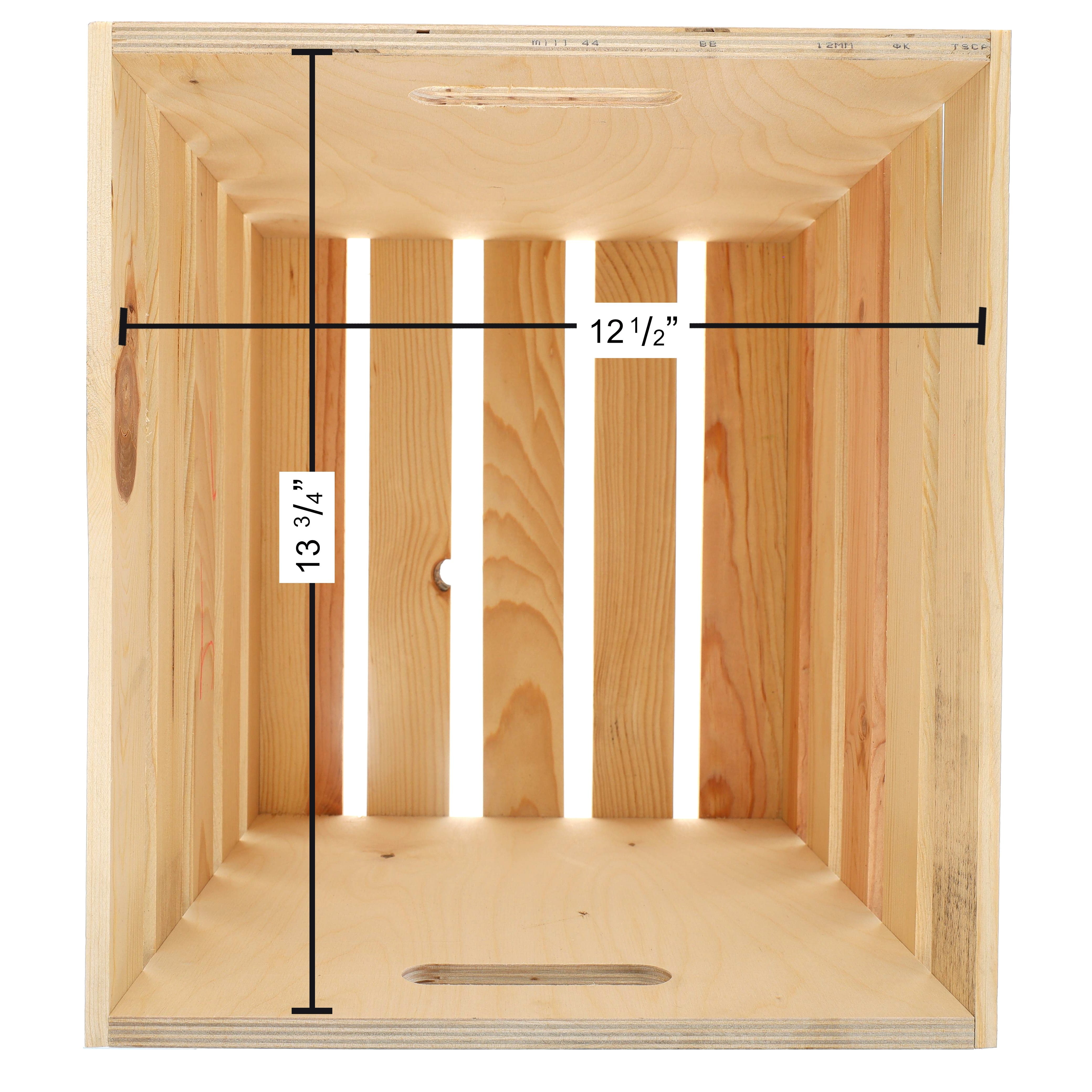 Good Wood by Leisure Arts&#xAE; Pine Crate