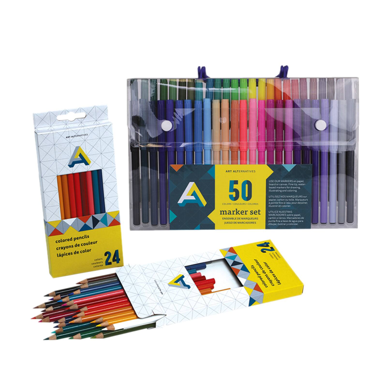 Art Alternatives Marker Set (50-Colors)