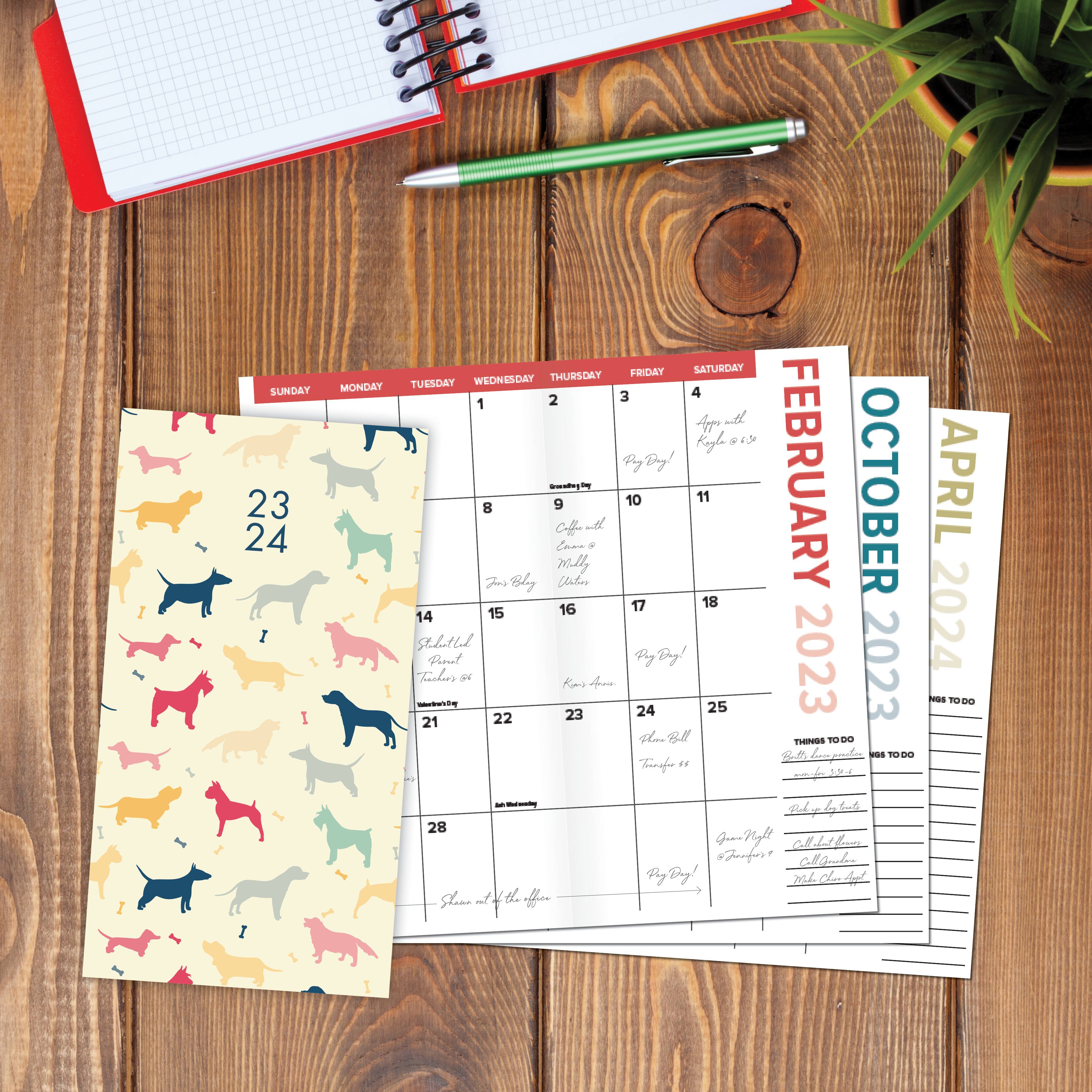 20232024 Must Love Dogs 2Year Pocket Planner Monthly Planners
