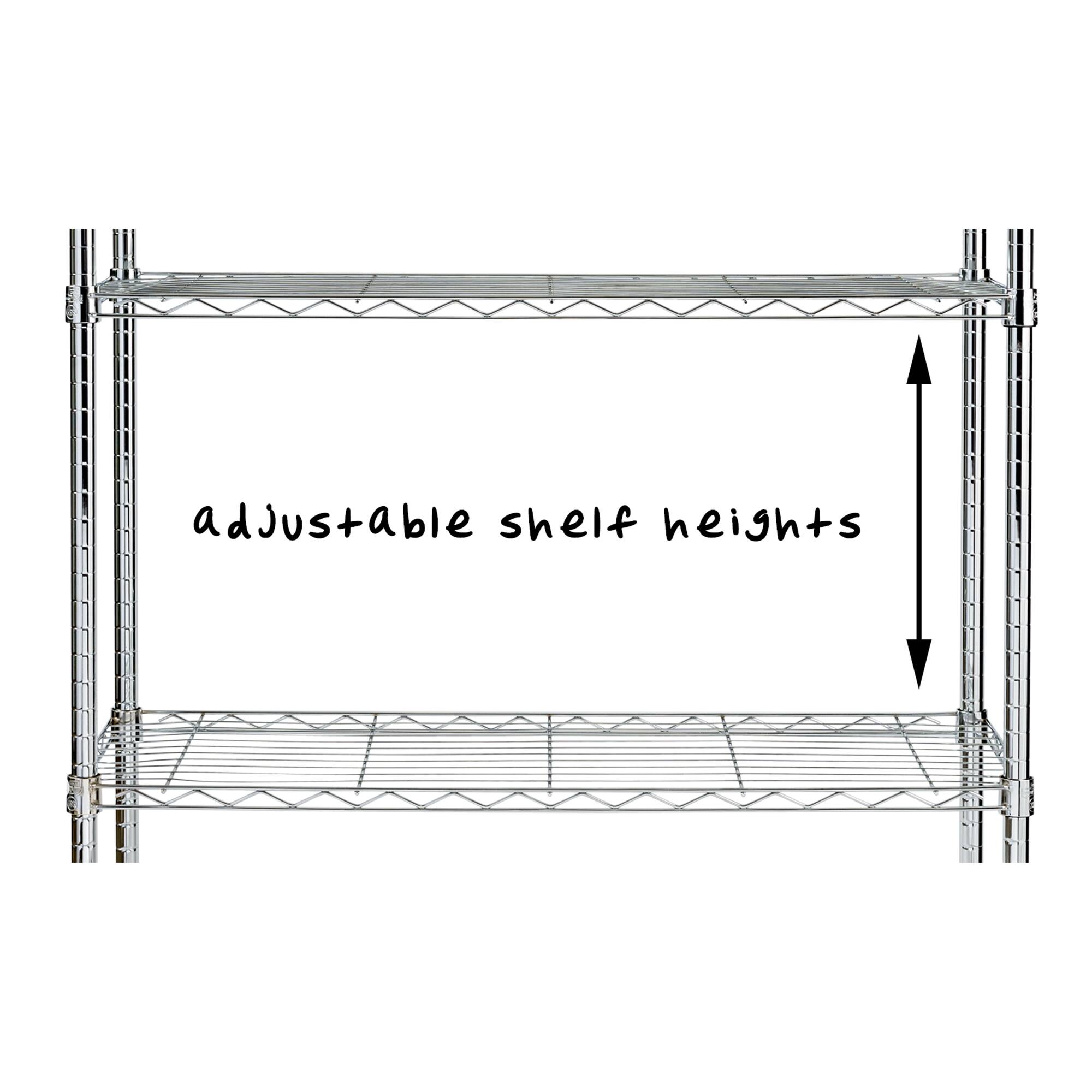 Honey Can Do 5-Tier Heavy-Duty Adjustable Shelving Unit