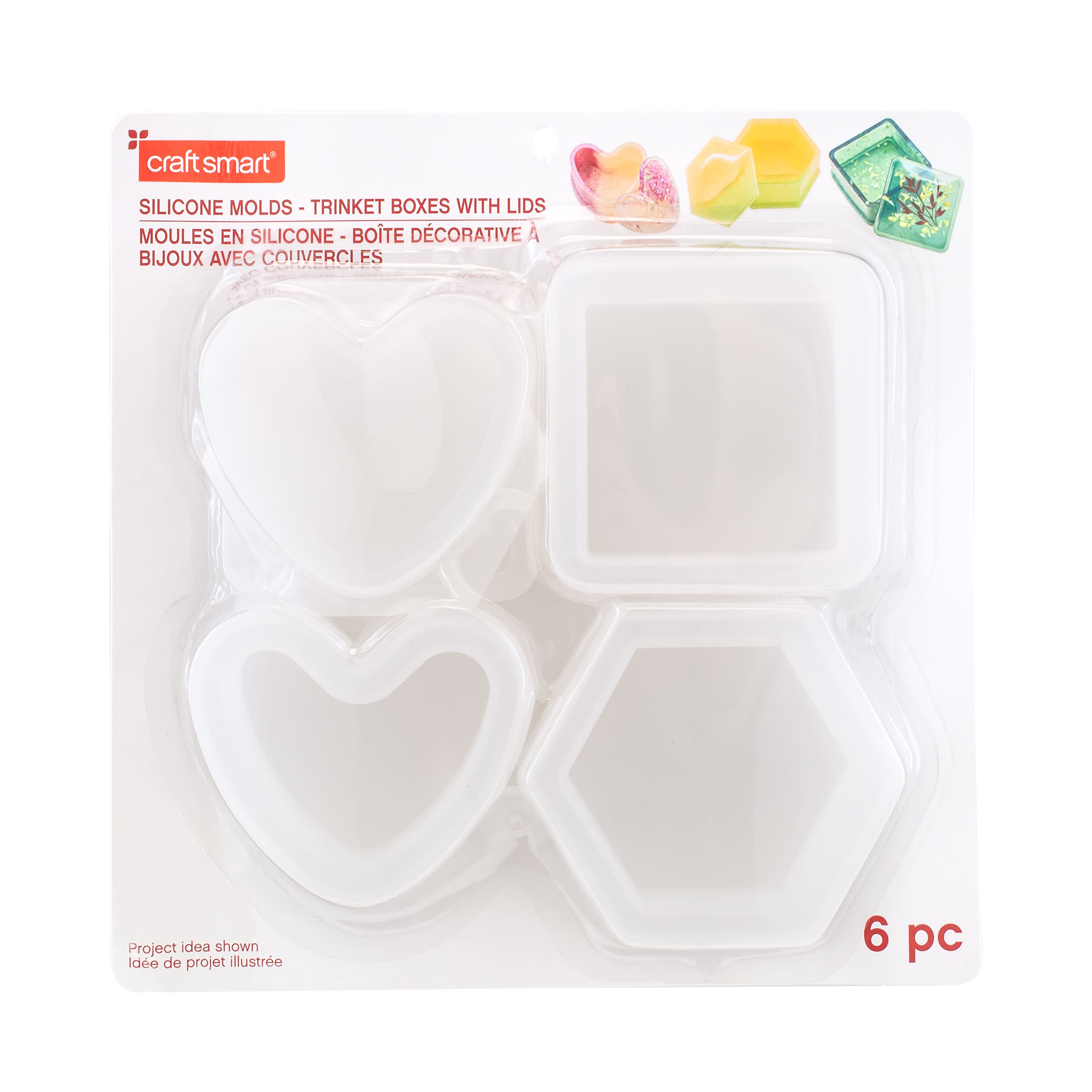 5pcs Large Deep Square Resin Mold Silicone, Epoxy Resin Pouring Mold DIY  Box Resin Silicone Set Mold, Transparent Cube Silicone Mold For Resin  Casting