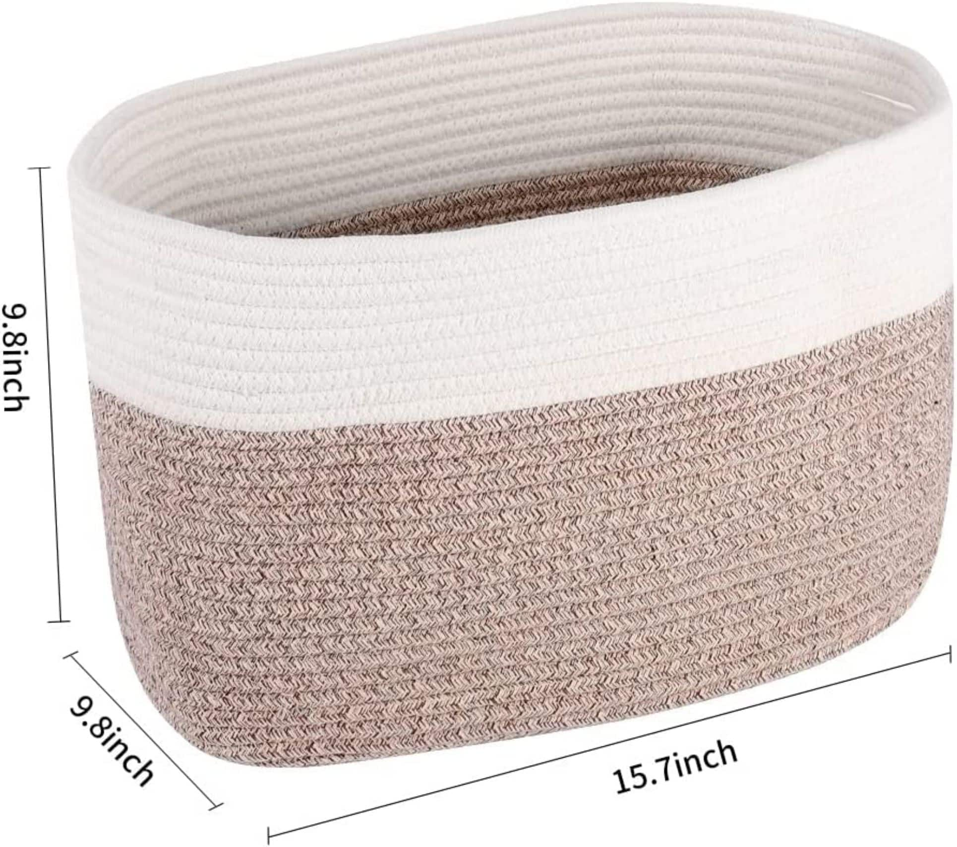 NEX&#x2122; Cotton Rope Storage Baskets, 3ct.