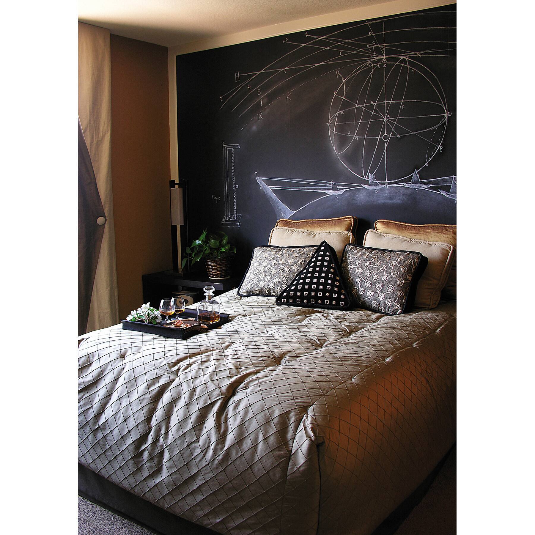 Fablon Black Chalkboard Adhesive Film, 2ct.