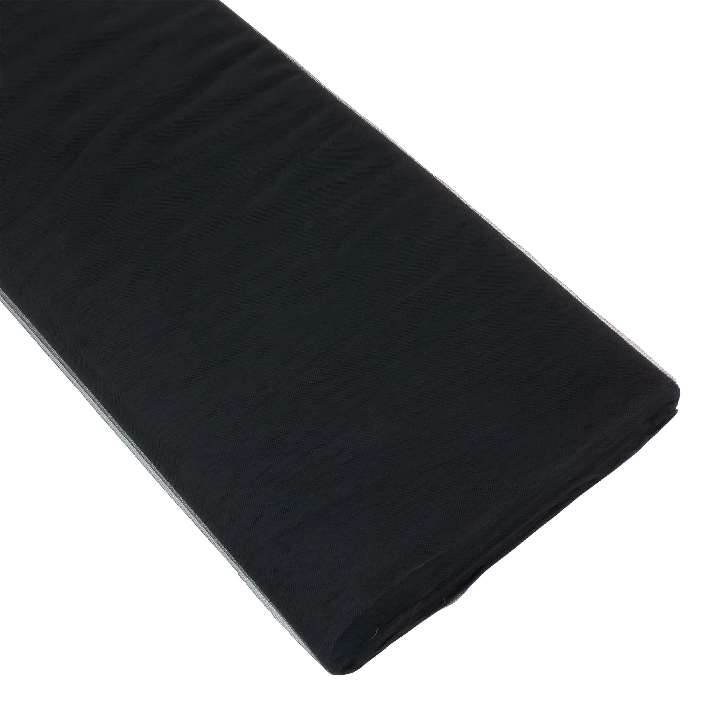 Black Matte Tulle Fabric