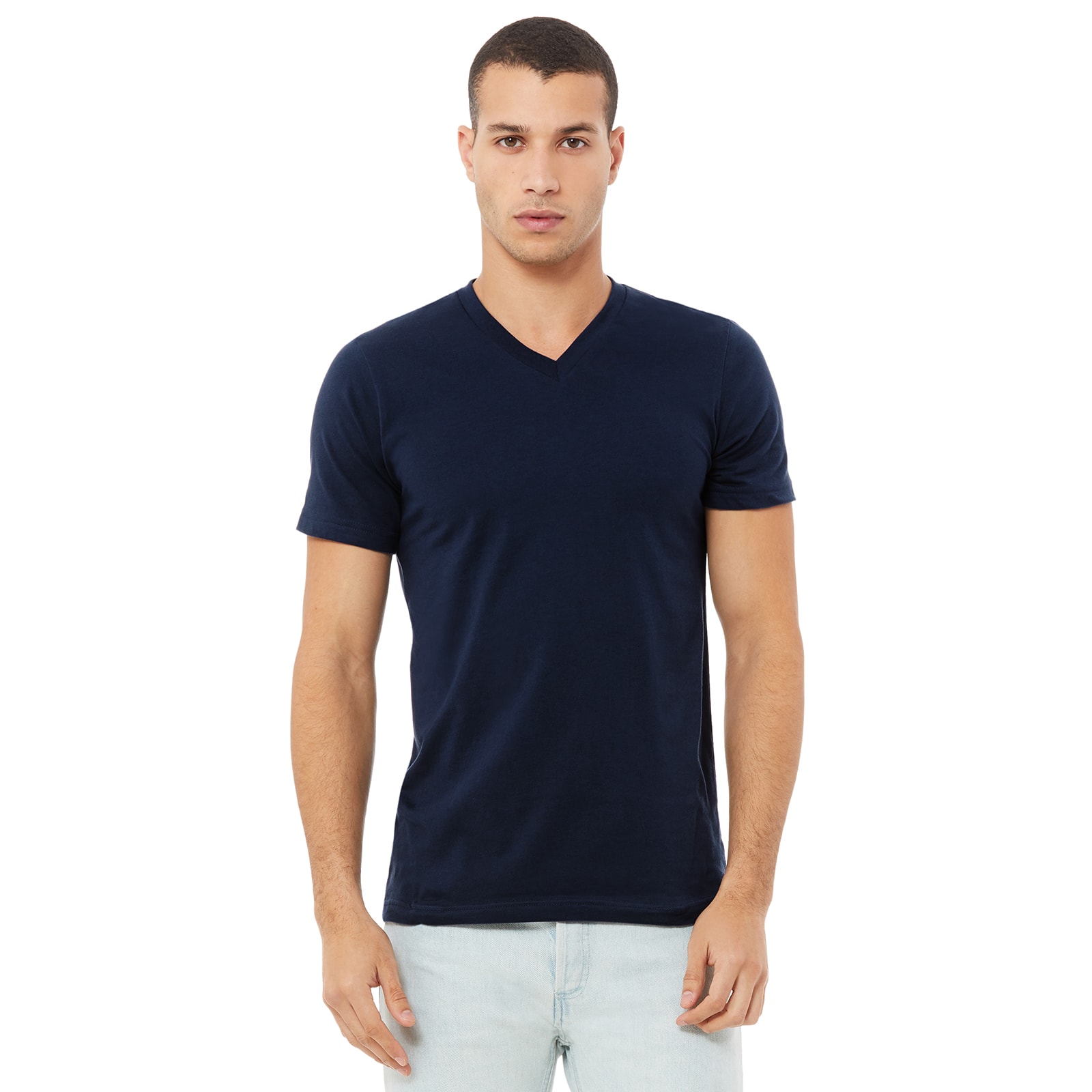 BELLA+CANVAS&#xAE; Short Sleeve V-Neck Adult Unisex Cotton Jersey T-Shirt