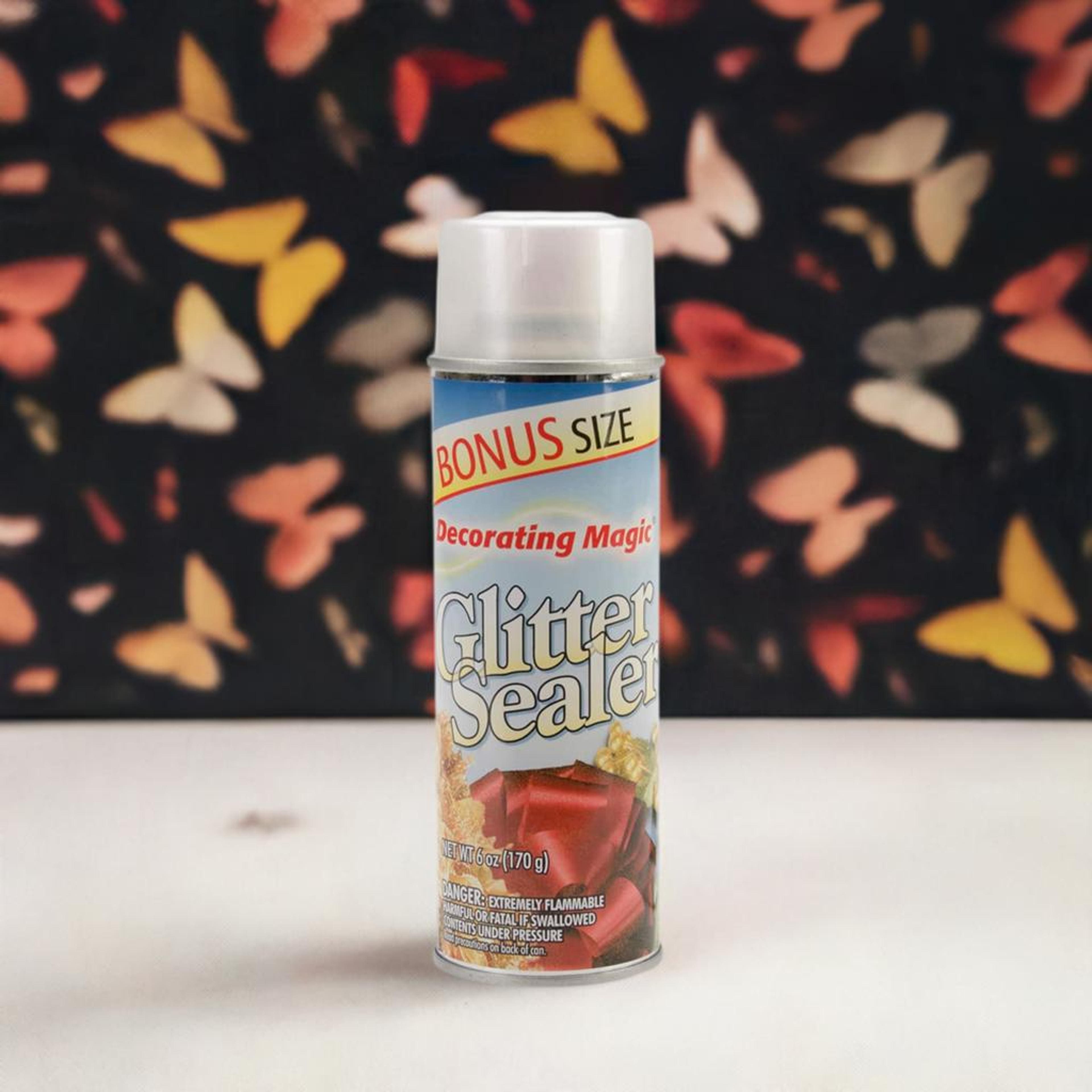 Decorating Magic&#xAE; Clear Spray Glitter Sealer, 6oz.