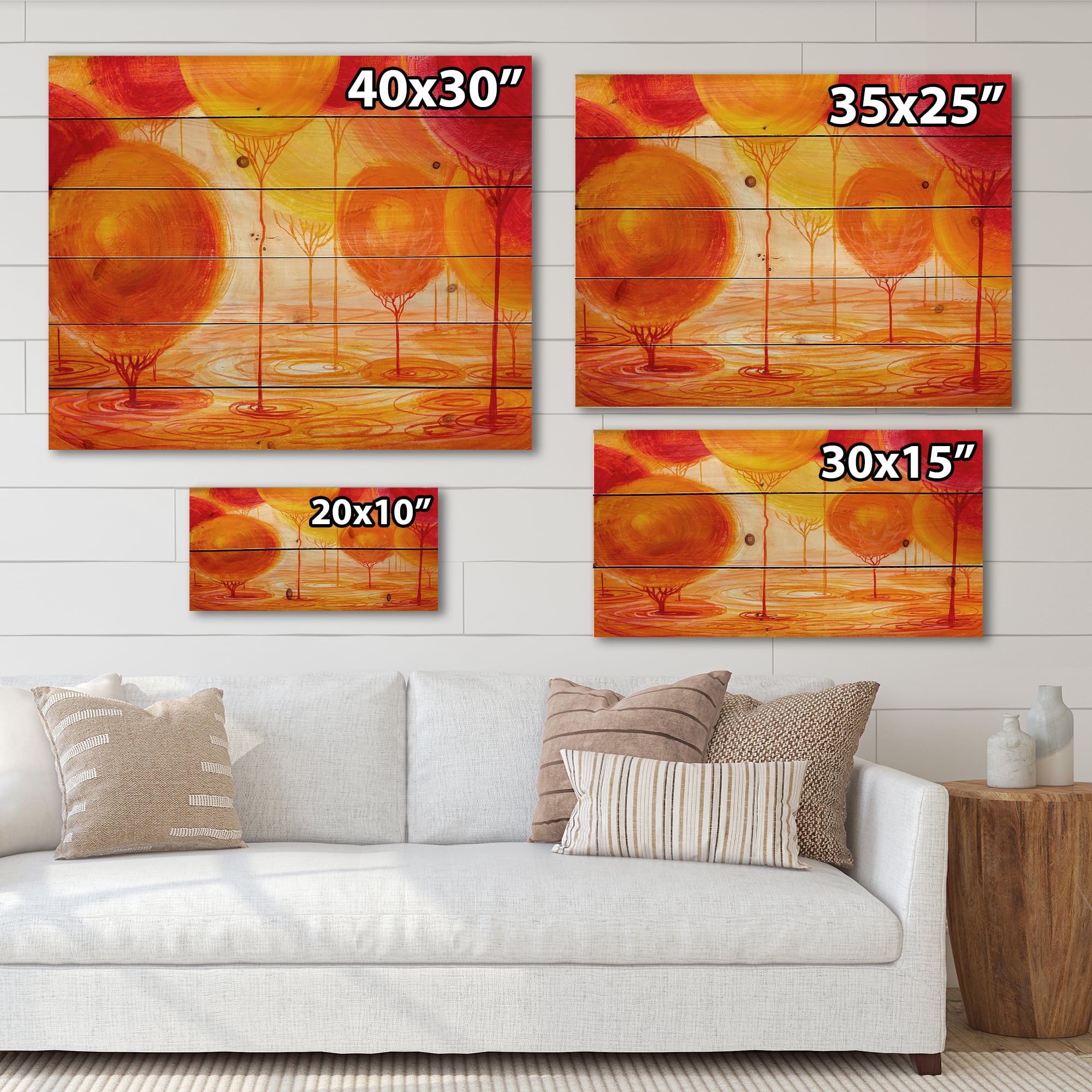 Designart - Colourful Ornamental Trees II