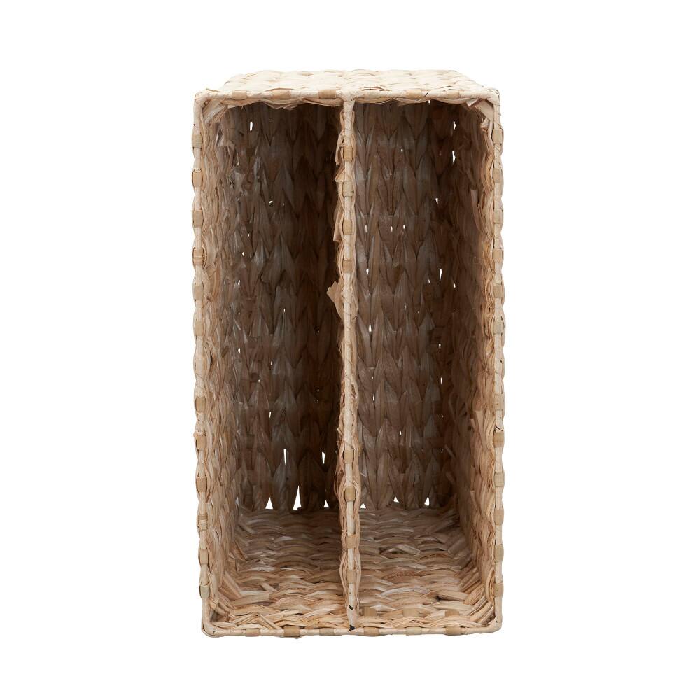 Household Essentials 17" Cattail Wide Side by Side Magazine Rack