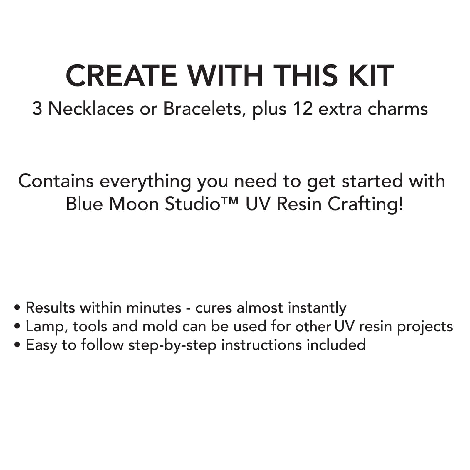 Blue Moon Studio&#x2122; UV Resin Craft Deluxe Starter Kit