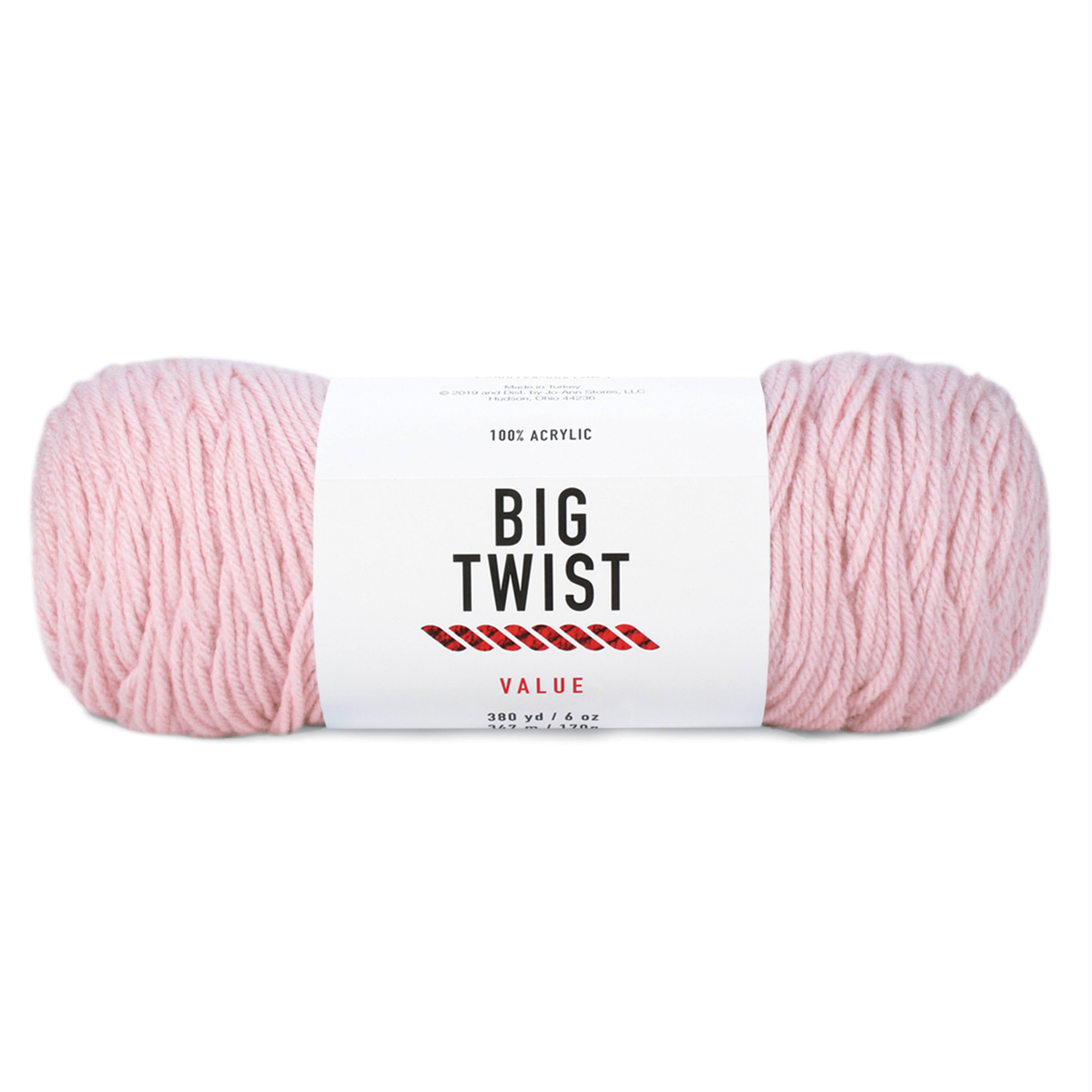 Big Twist® Value Yarn, Color: Light Rose | Michaels