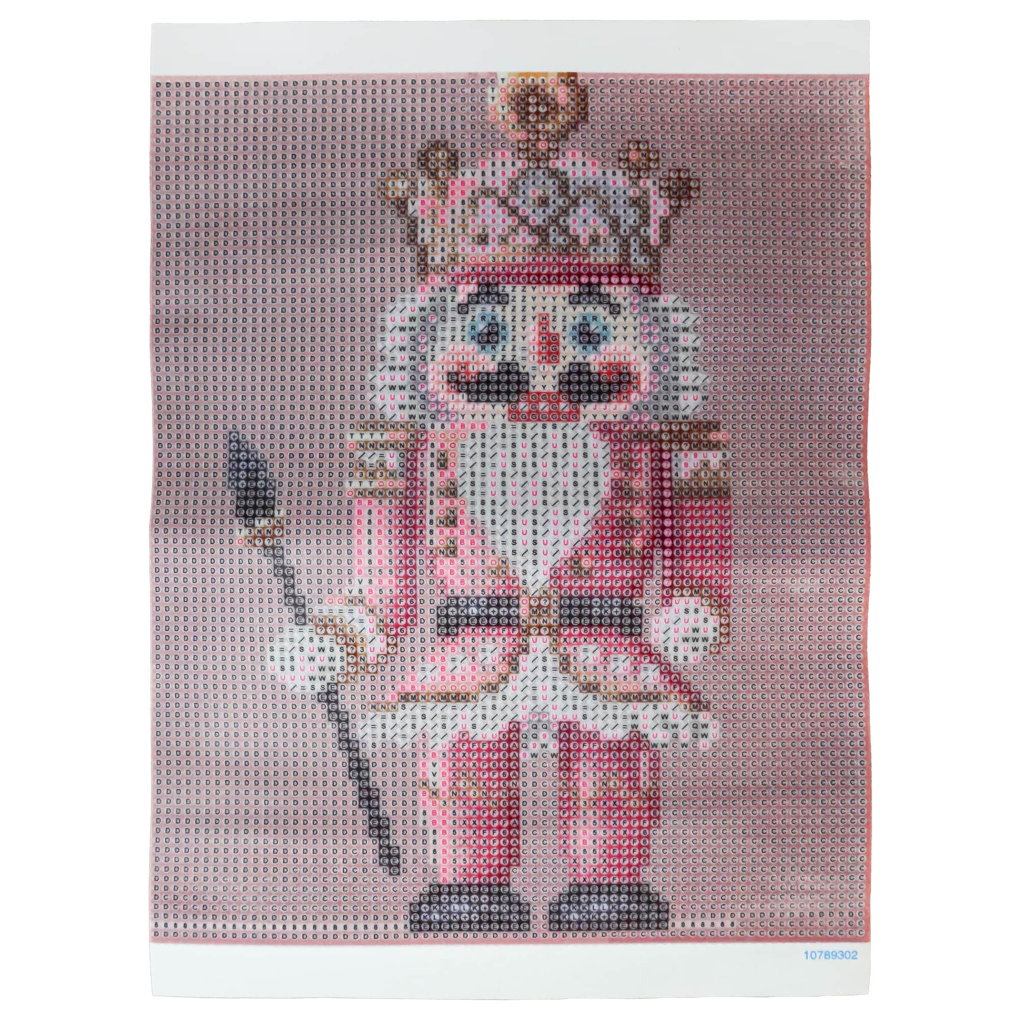 8&#x22; x 10&#x22; Pink Nutcracker Diamond Art Kit with Frame by Make Market&#xAE;