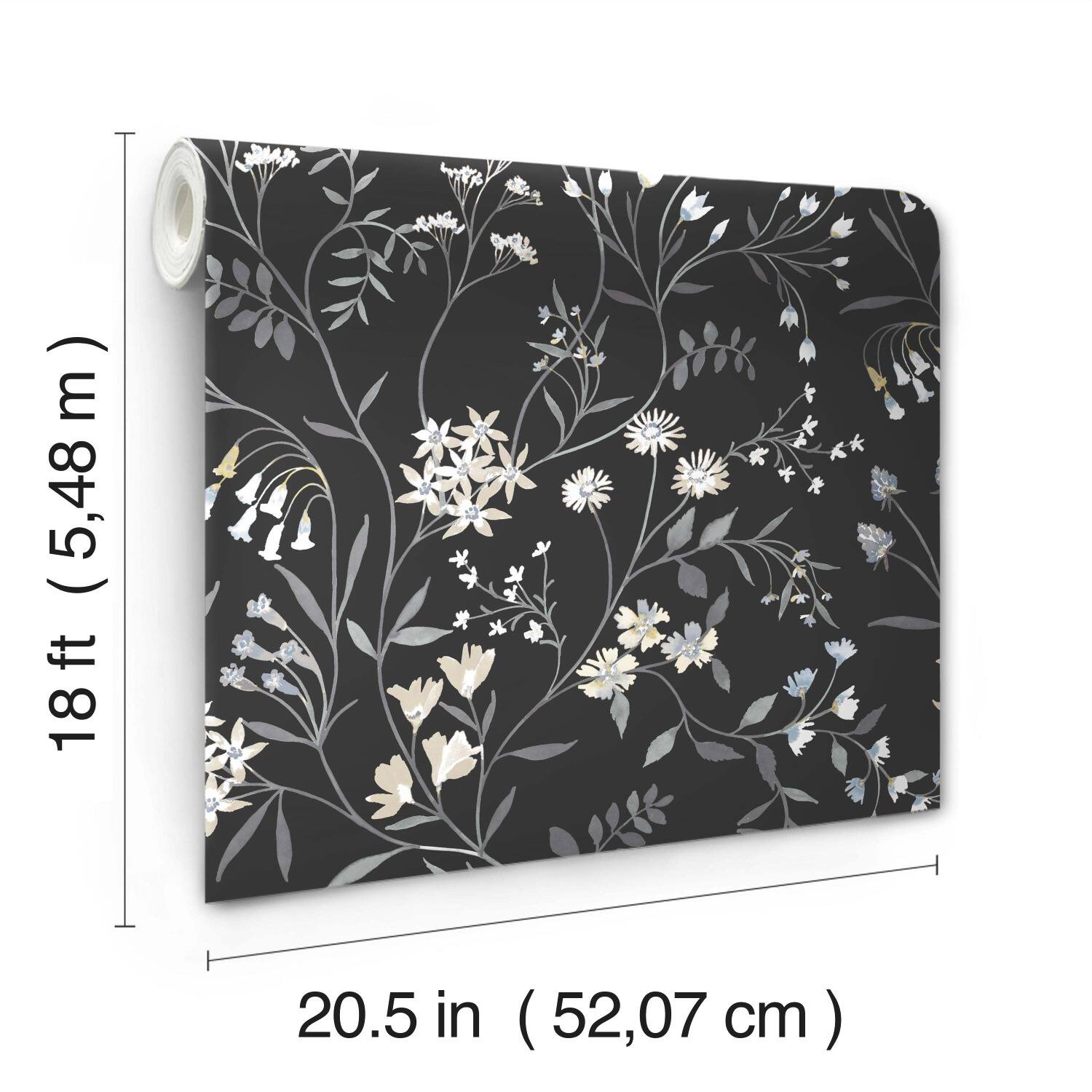 RoomMates Meadow Mix Peel &#x26; Stick Wallpaper