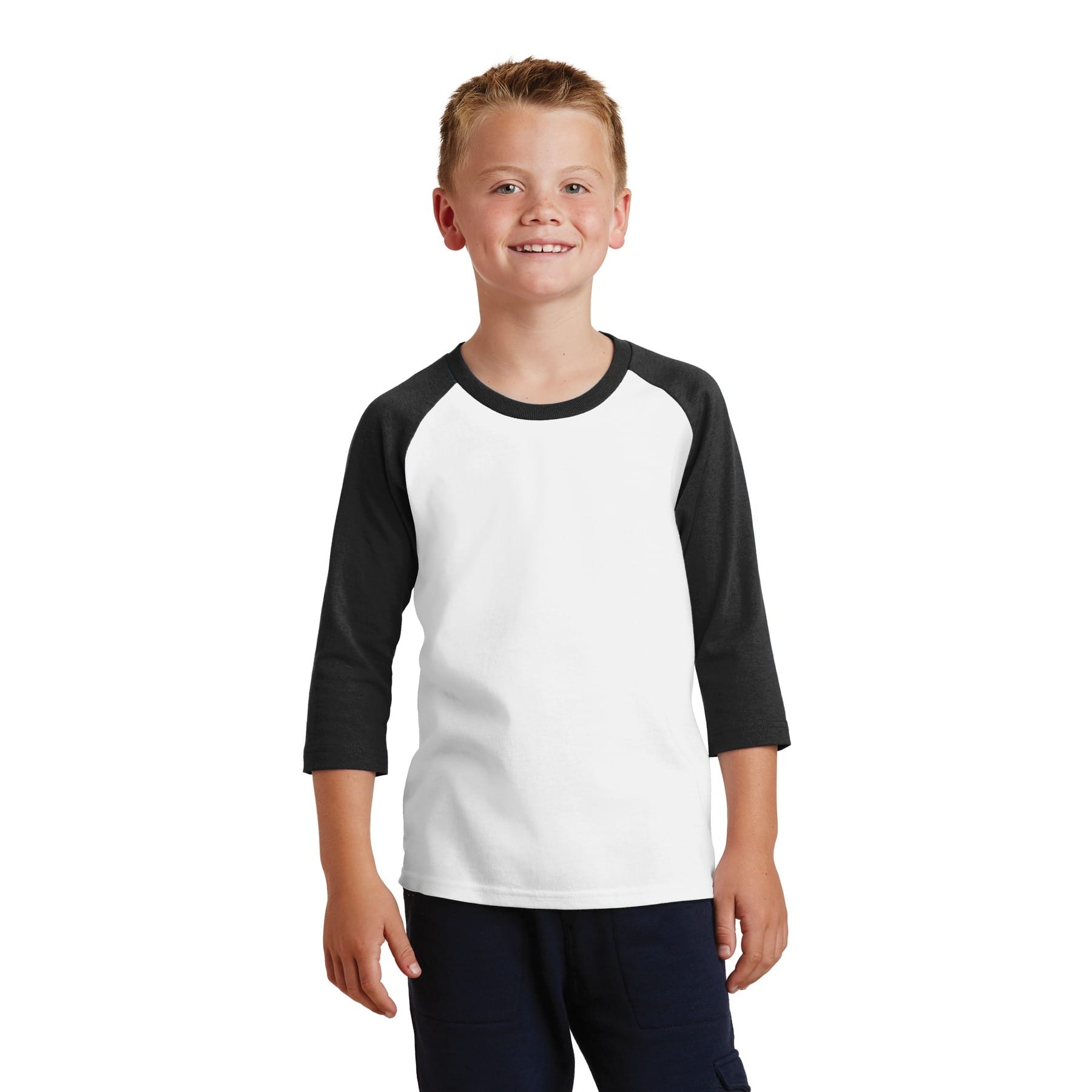 Port &#x26; Company Youth Raglan Tee