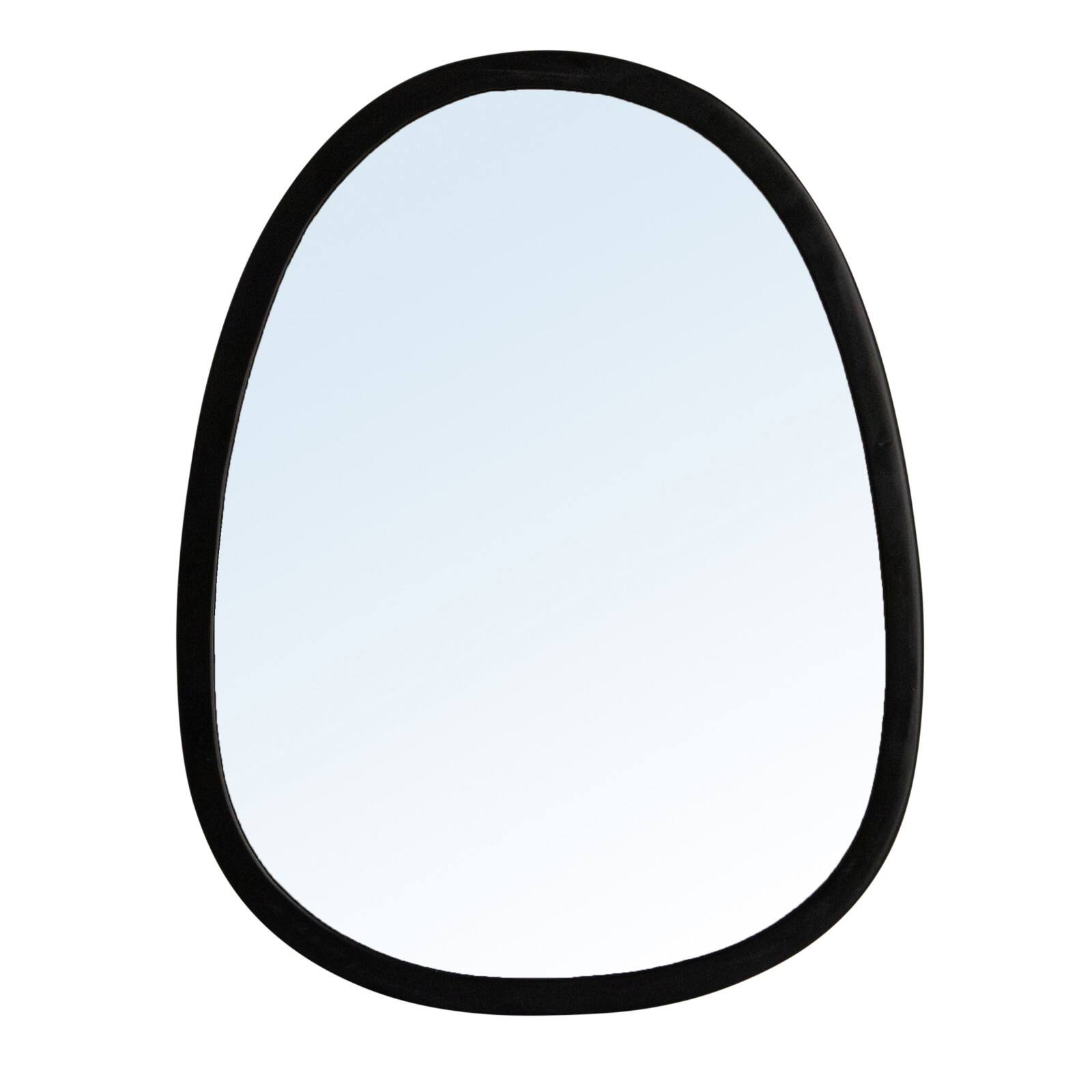 Hello Honey® 11.25" x 14.75" Black Matte Elegance Wall Mirror