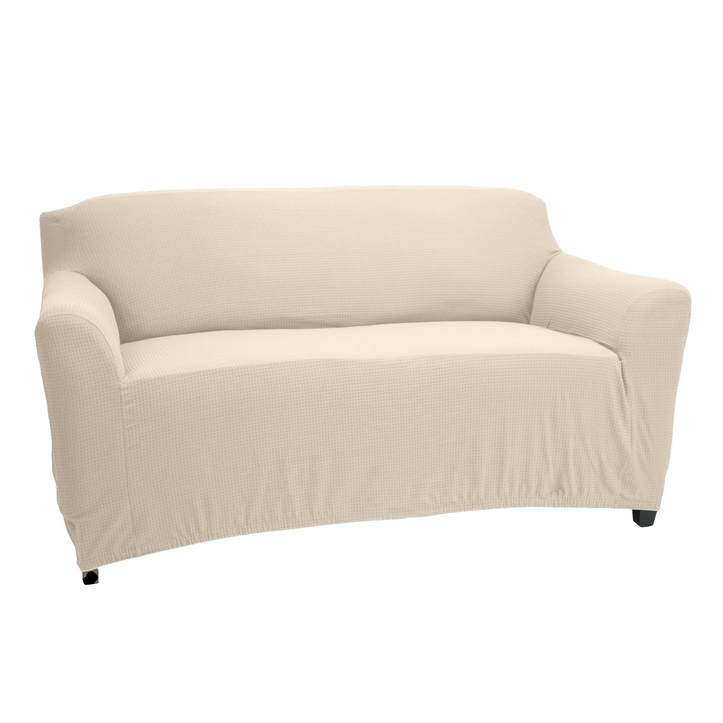 Home Details Waffle Design Loveseat Furniture Slipcover