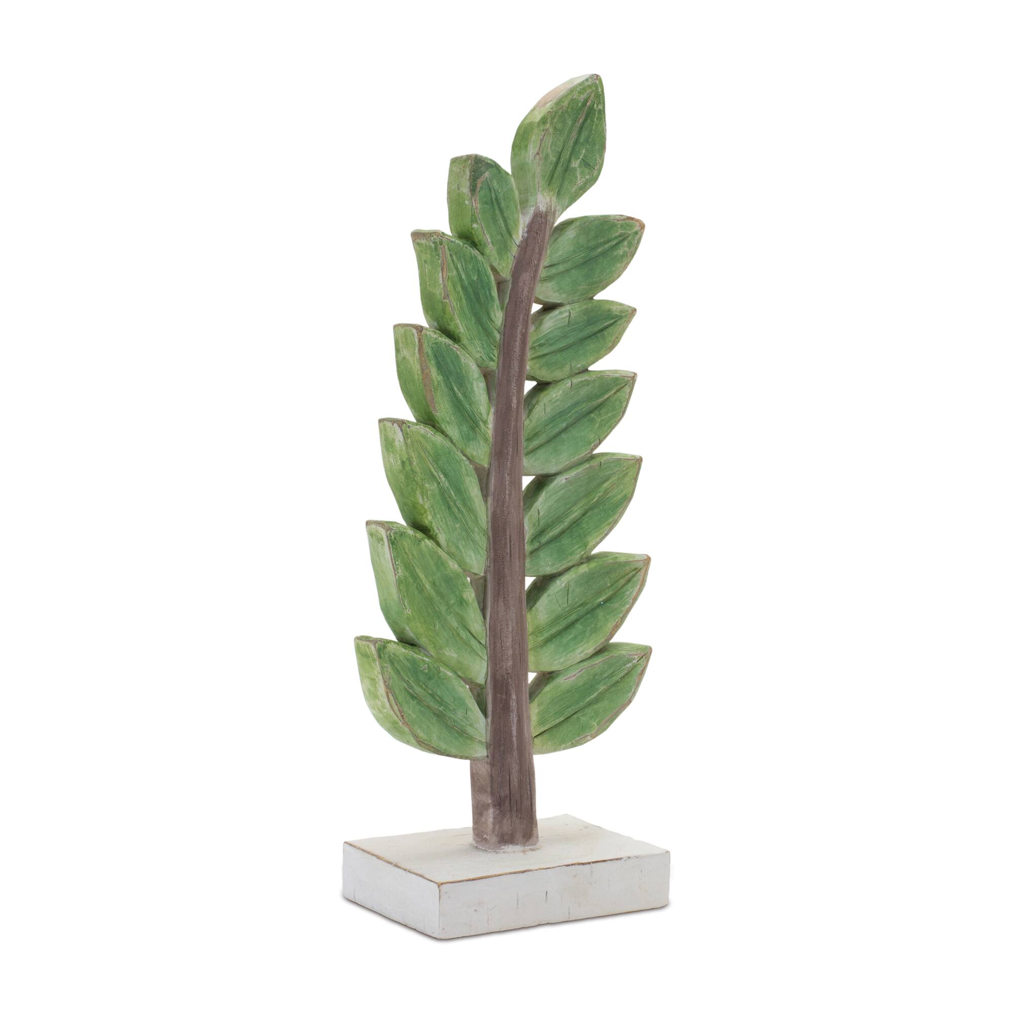 Carved Leaf D&#xE9;cor Set