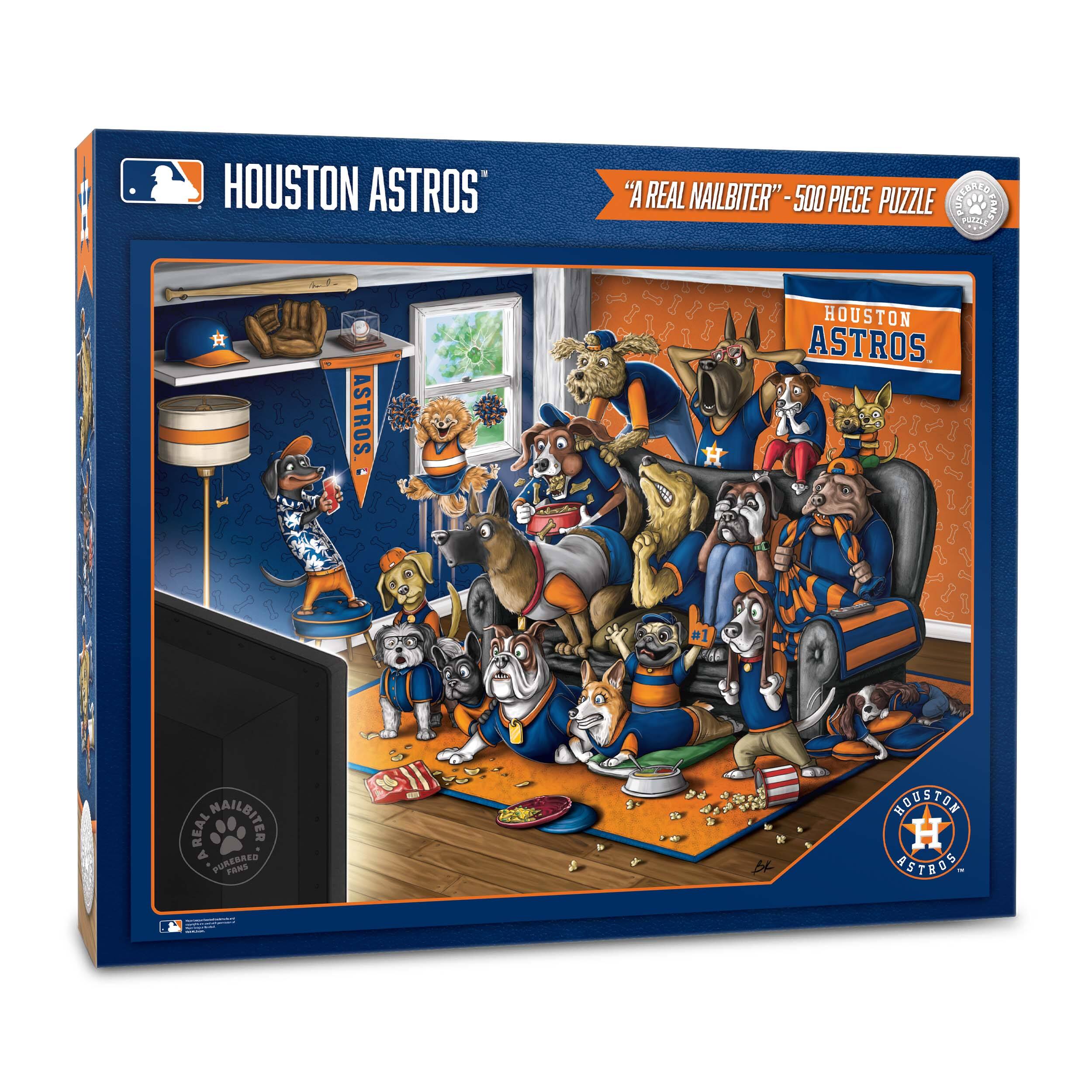 MLB Purebred Fans A Real Nailbiter 500 Piece Puzzle
