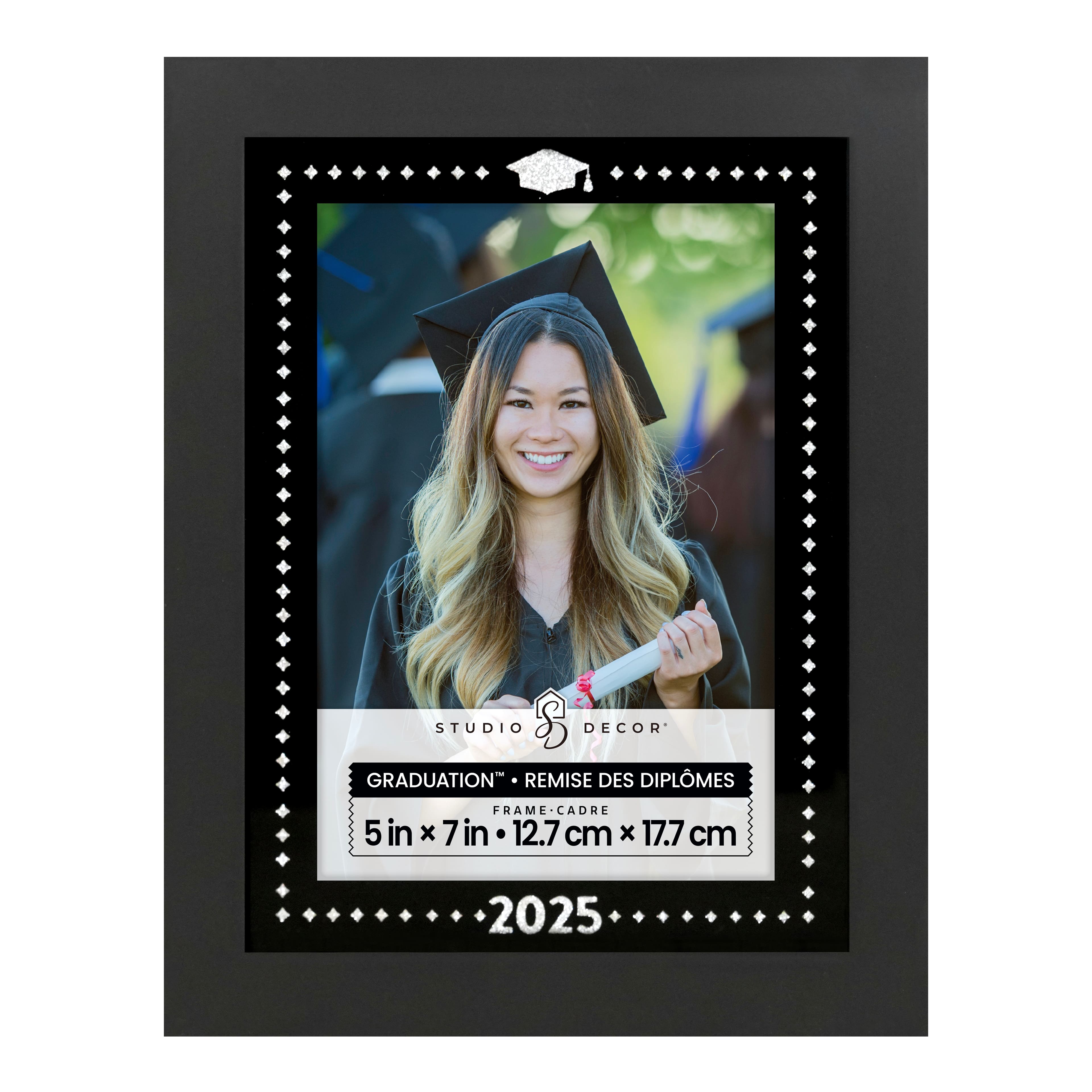 Graduation&#x2122; 5&#x22; x 7&#x22; Black 2025 Frame by Studio D&#xE9;cor&#xAE;