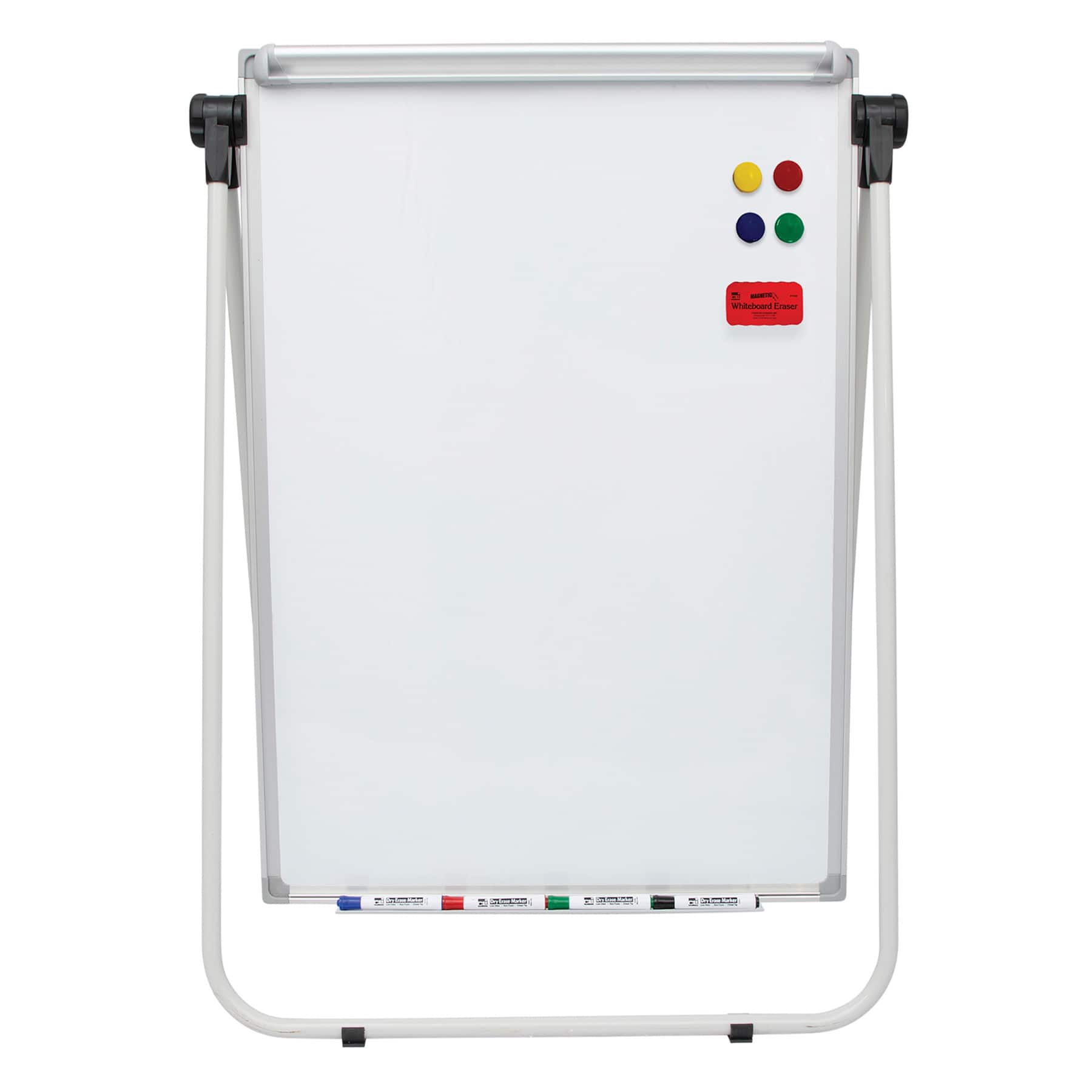Charles Leonard® Double Sided Magnetic Whiteboard Easel
