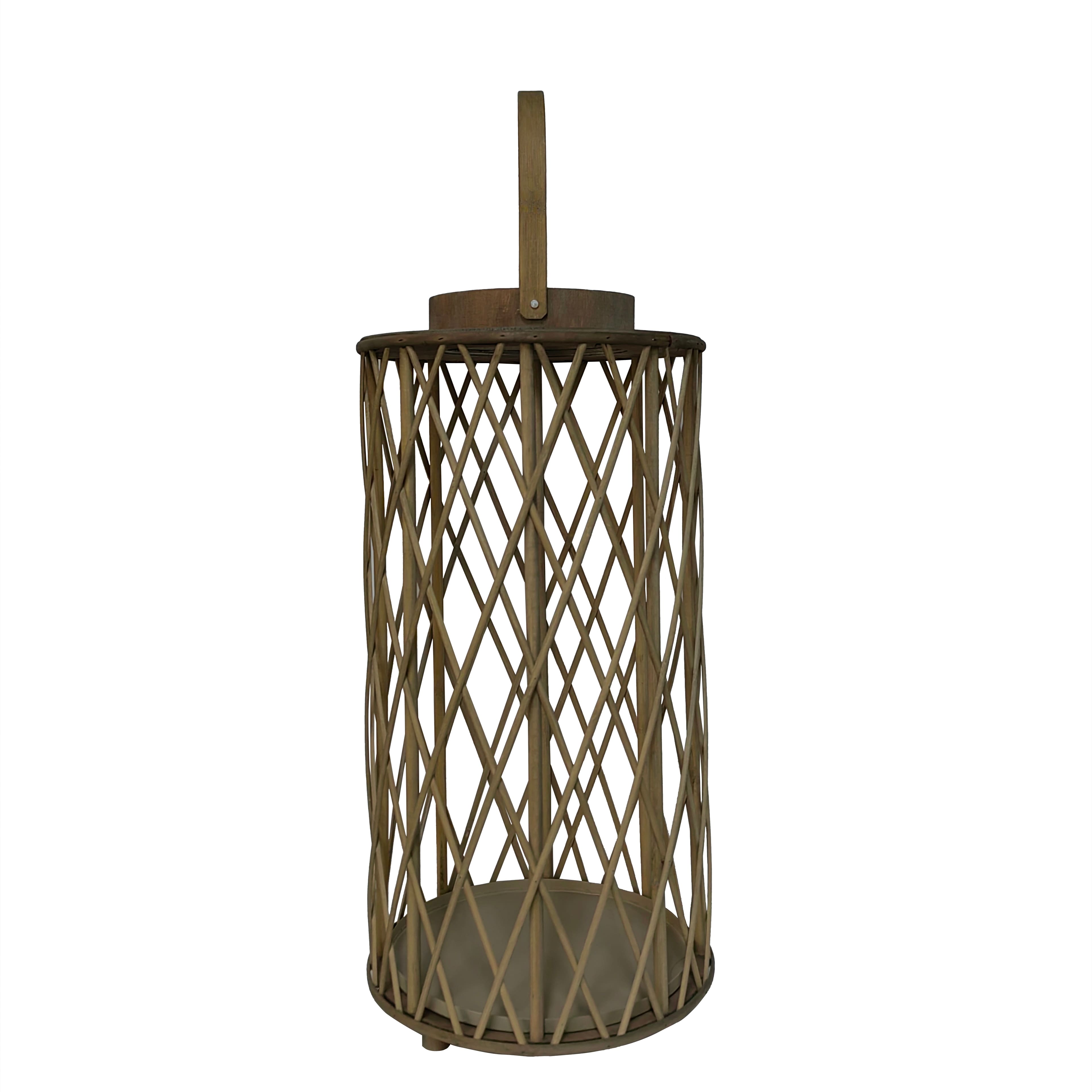 21&#x22; Brown Bamboo Lantern by Ashland&#xAE;