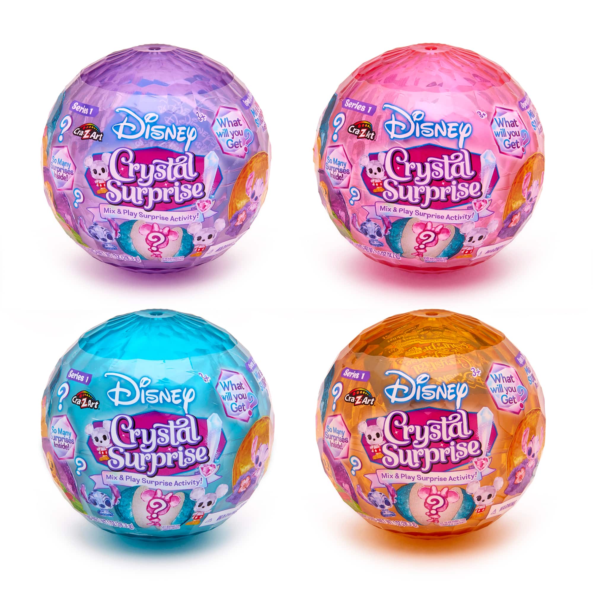 Assorted Cra-Z-Art® Disney® Crystal Surprise Color Change Ball Blind Pack