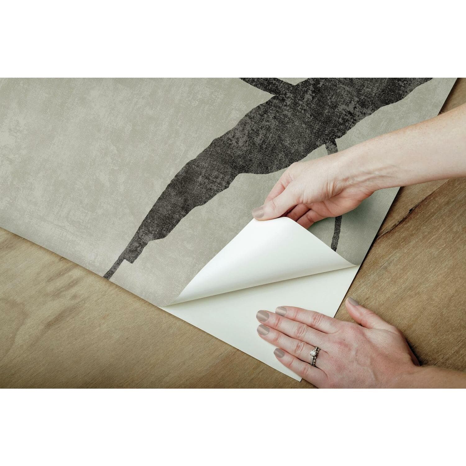 Roommates Ivory Coast Mural Peel &#x26; Stick Wallpaper