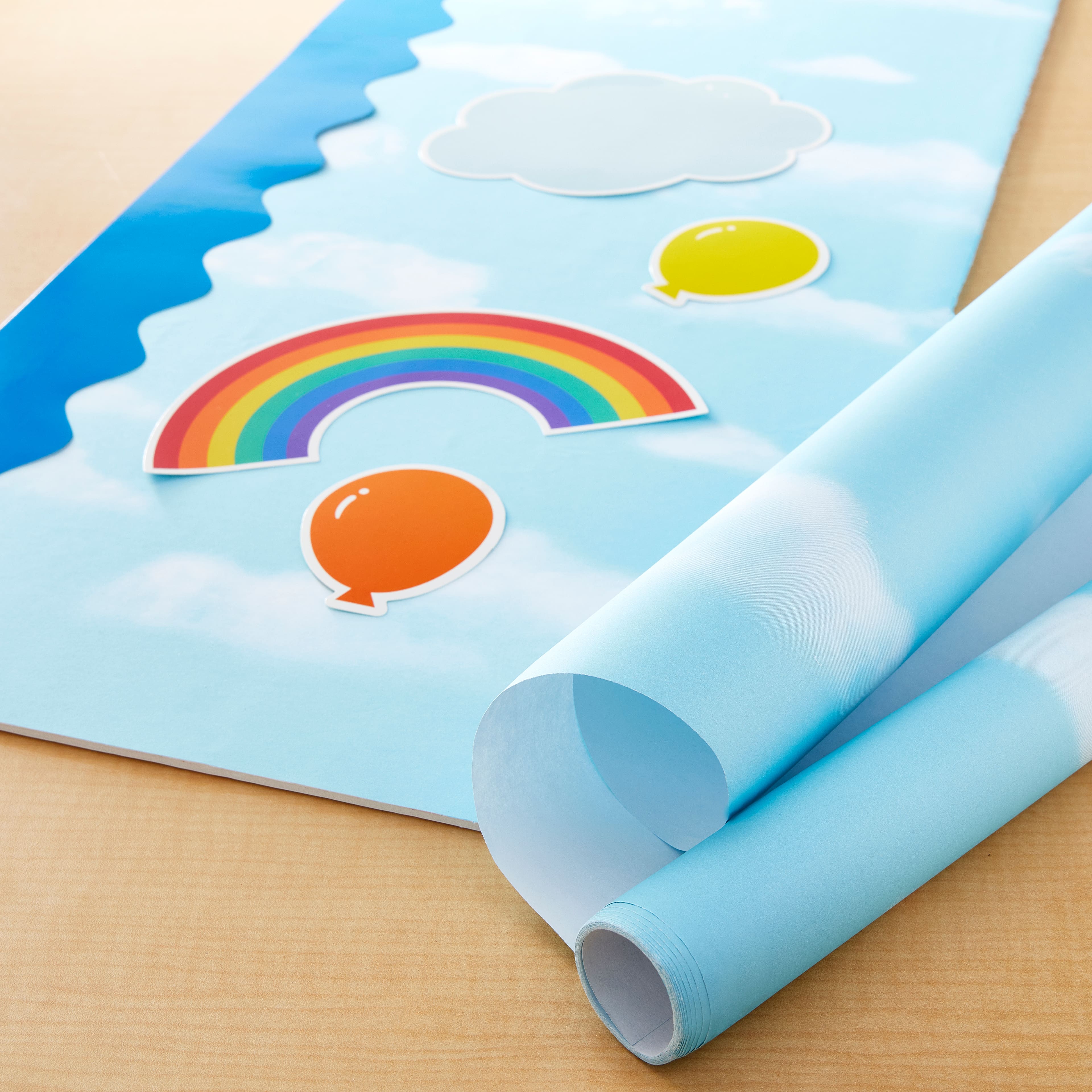 4 Pack: Pacon&#xAE; Fadeless&#xAE; Designs Clouds Bulletin Board Art Paper