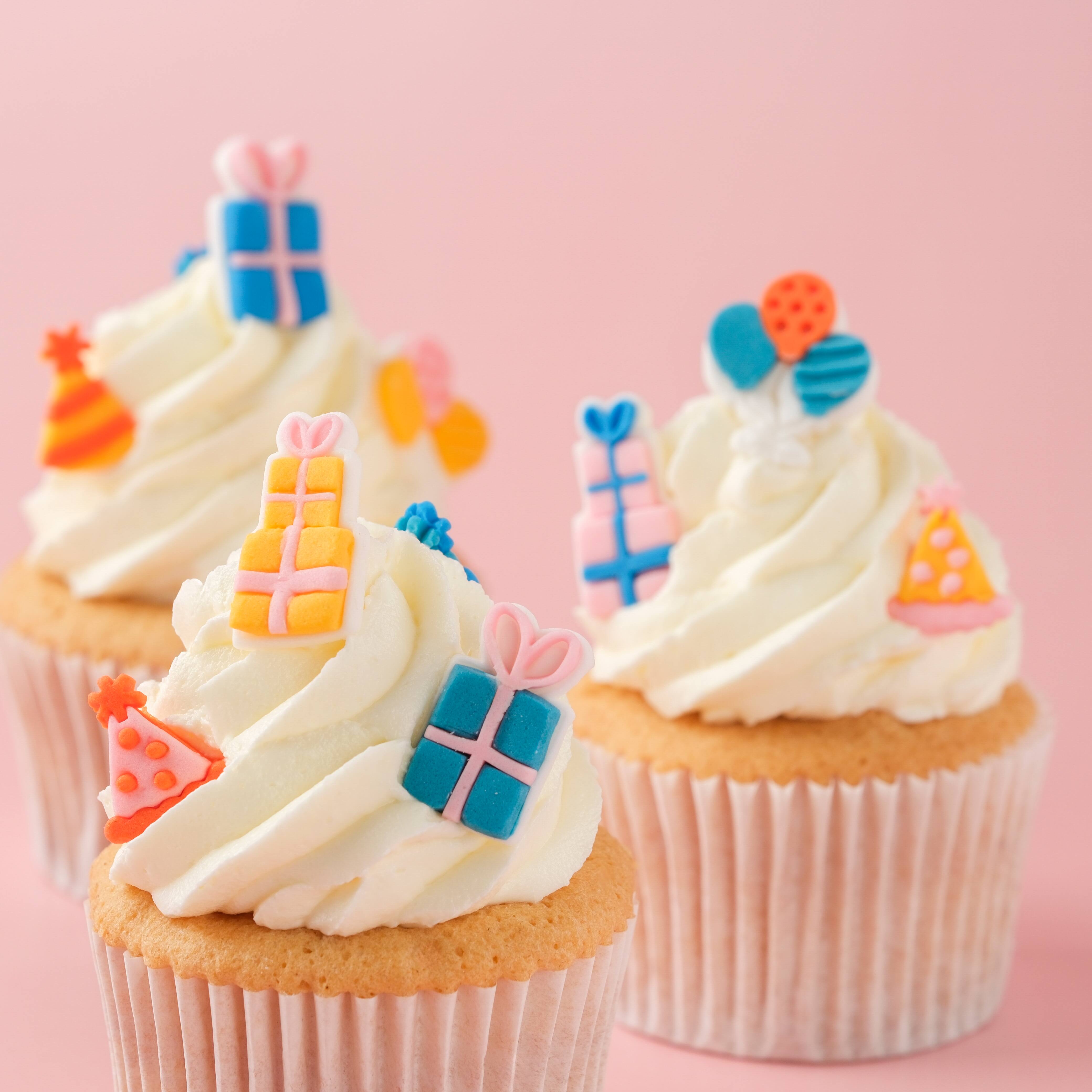 PME Cake Sweet Street&#xAE; Party Icons Icing Decorations