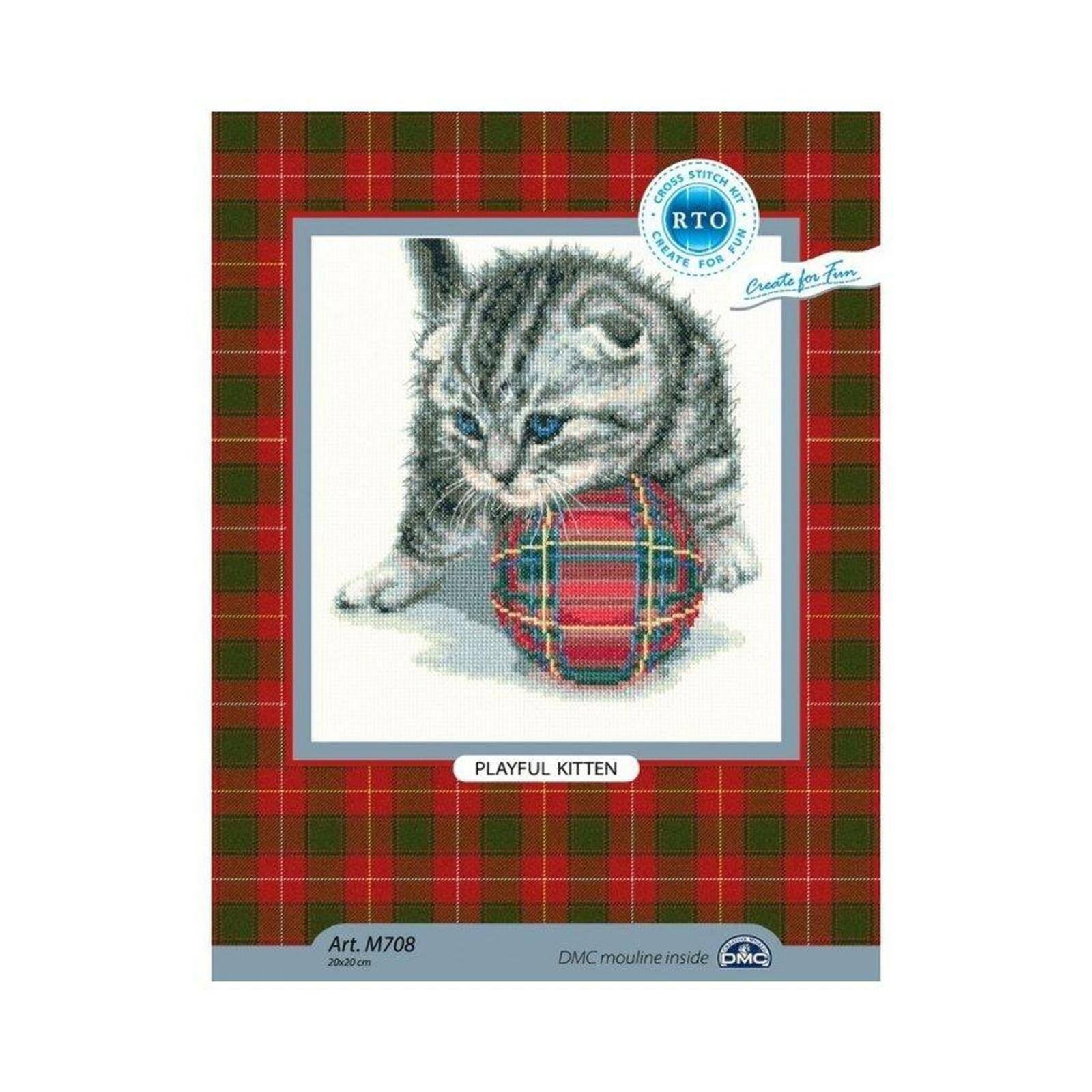 RTO Playful Kitten Cross Stitch Kit