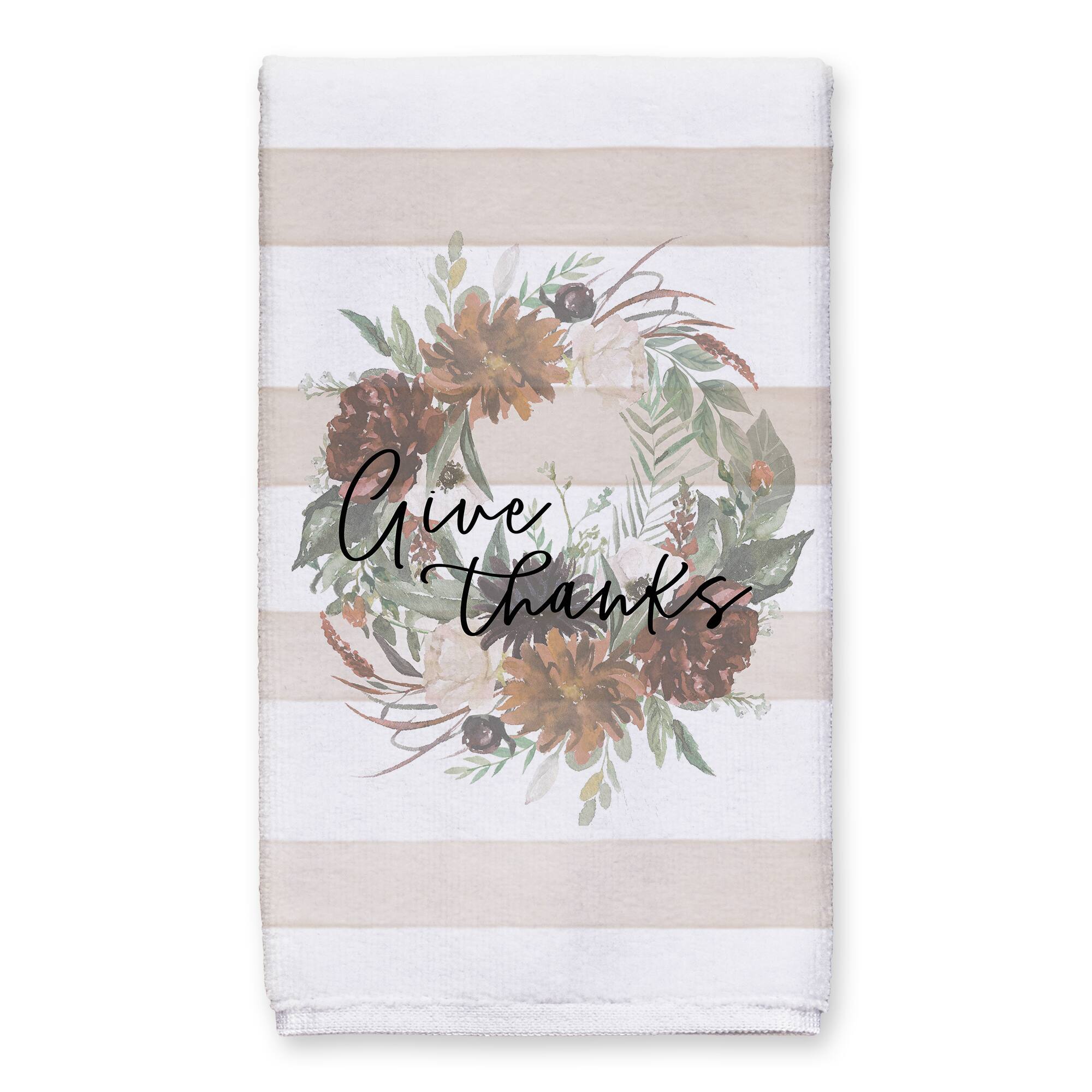 Give Thanks Wreath Tea Towel Set