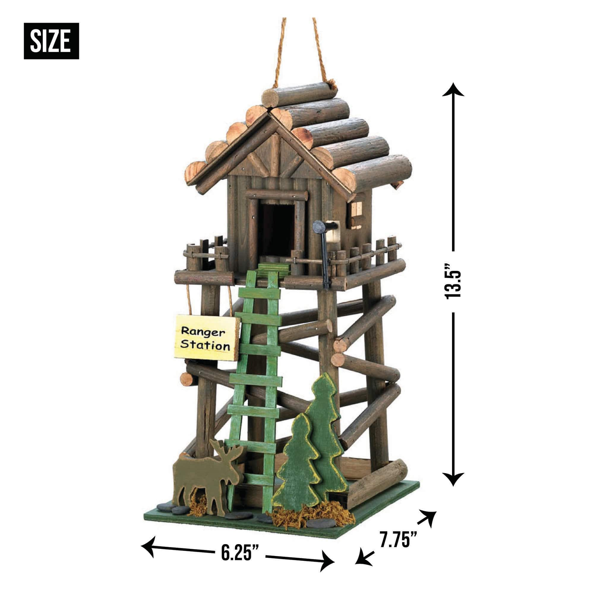 13.5&#x27;&#x27; Ranger Station Birdhouse