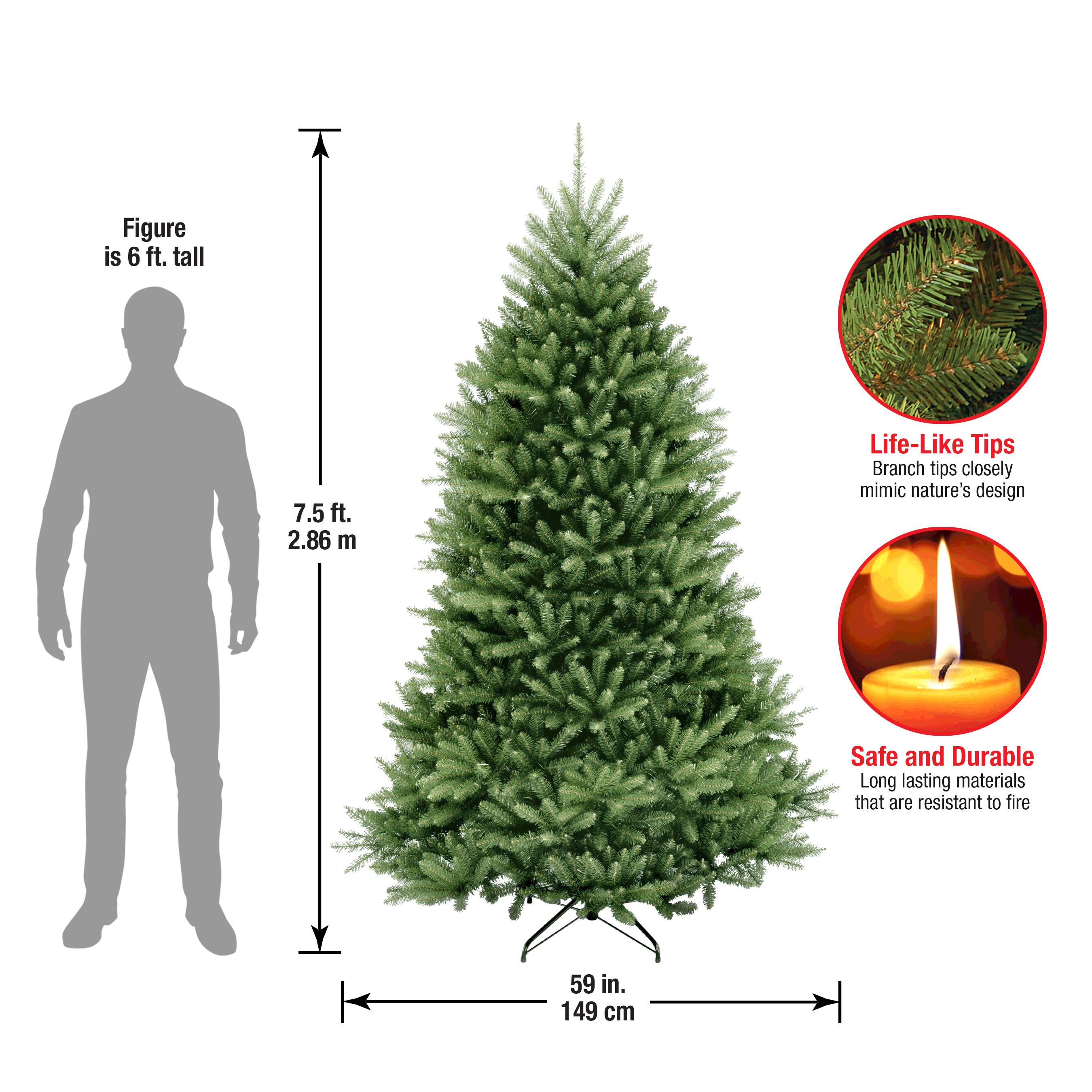 7.5ft. Unlit Dunhill&#xAE; Fir Full Artificial Christmas Tree