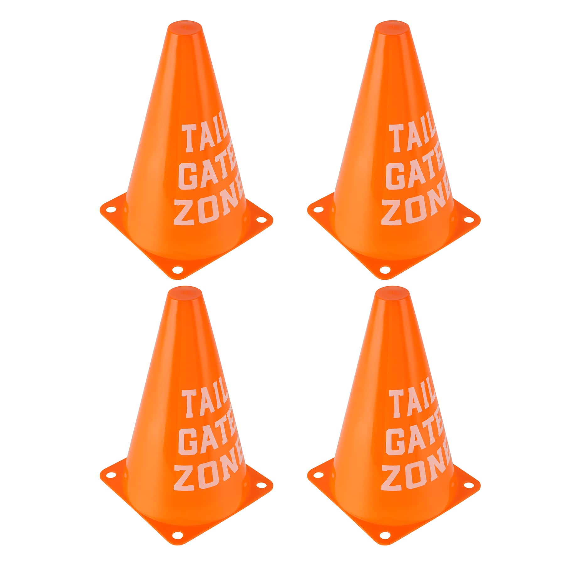 8.5" Tailgate Zone Cones, 4ct. by Celebrate It™