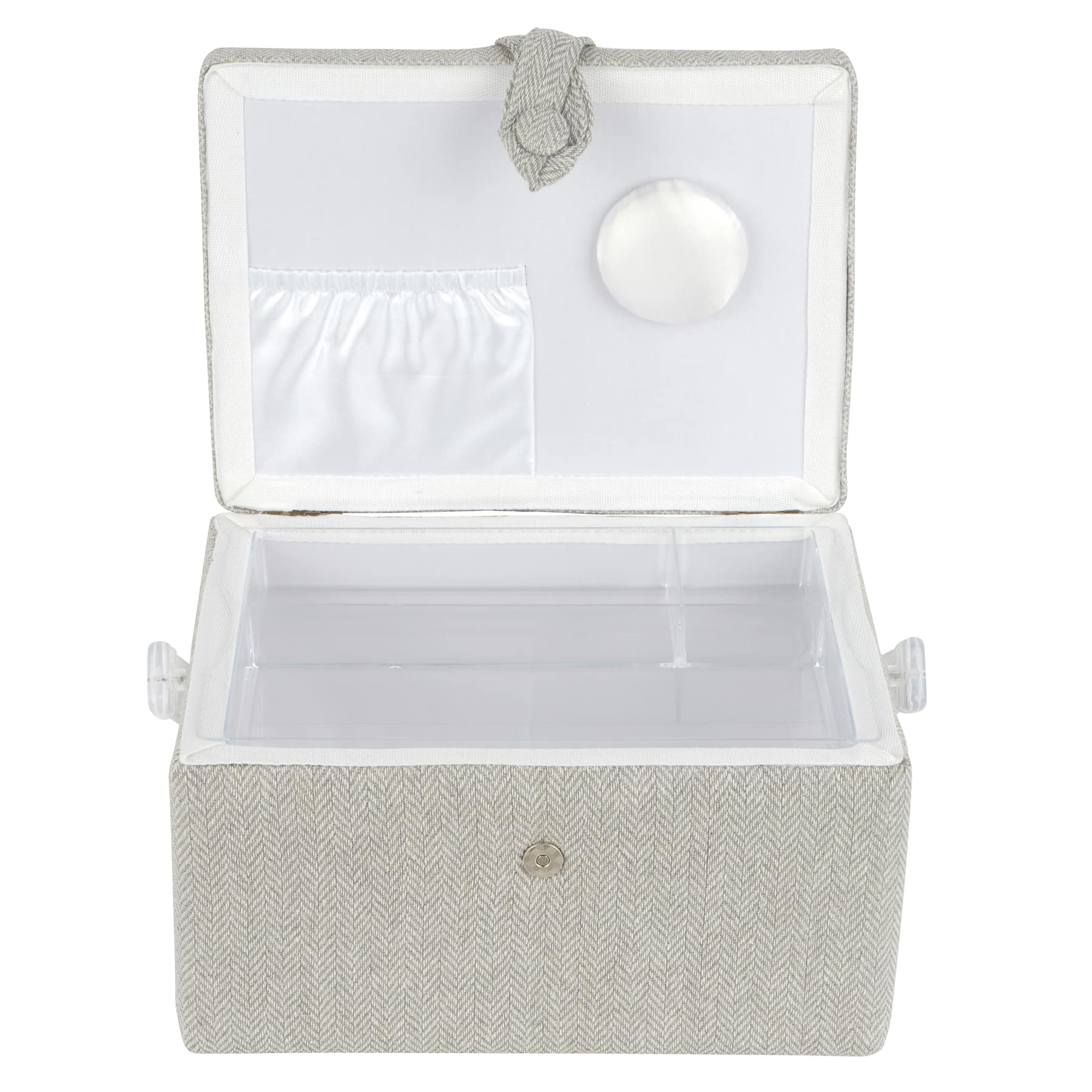 Panier à couture gris de 29,2 cm de Loops & Threads