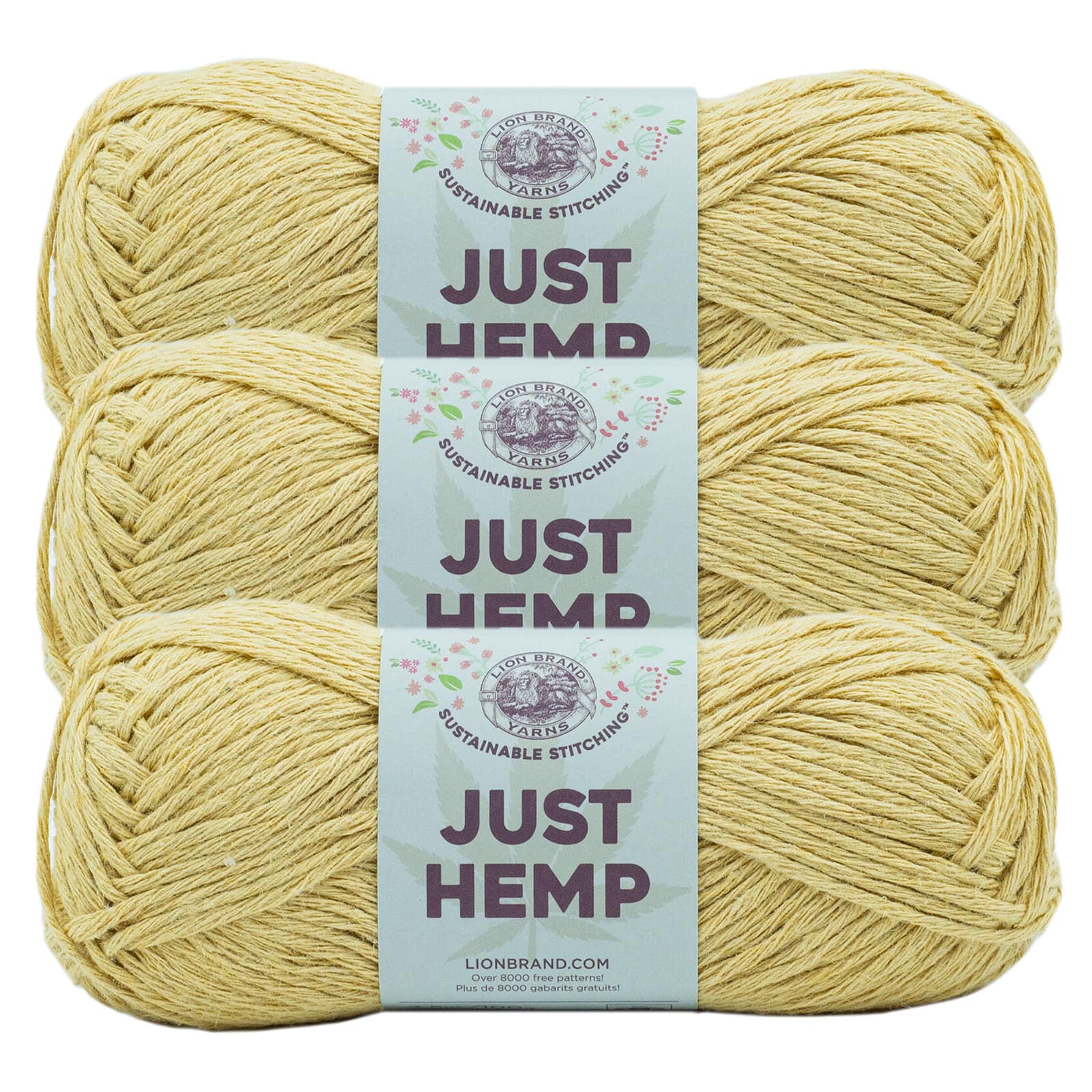 3 Pack Lion Brand&#xAE; Just Hemp Yarn
