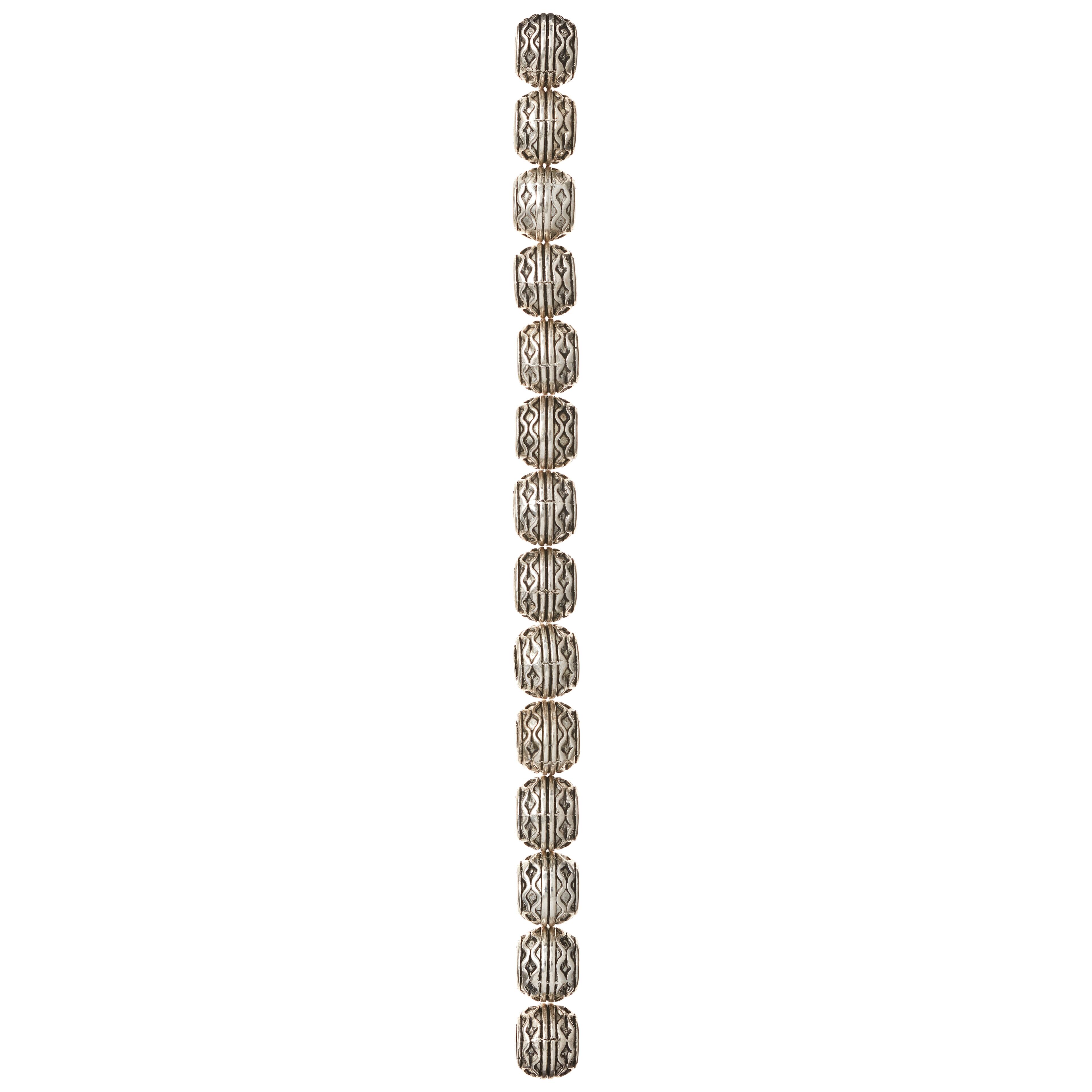12 Pack:  Silver Celtic Metal Rondelle Beads, 10mm by Bead Landing&#x2122;