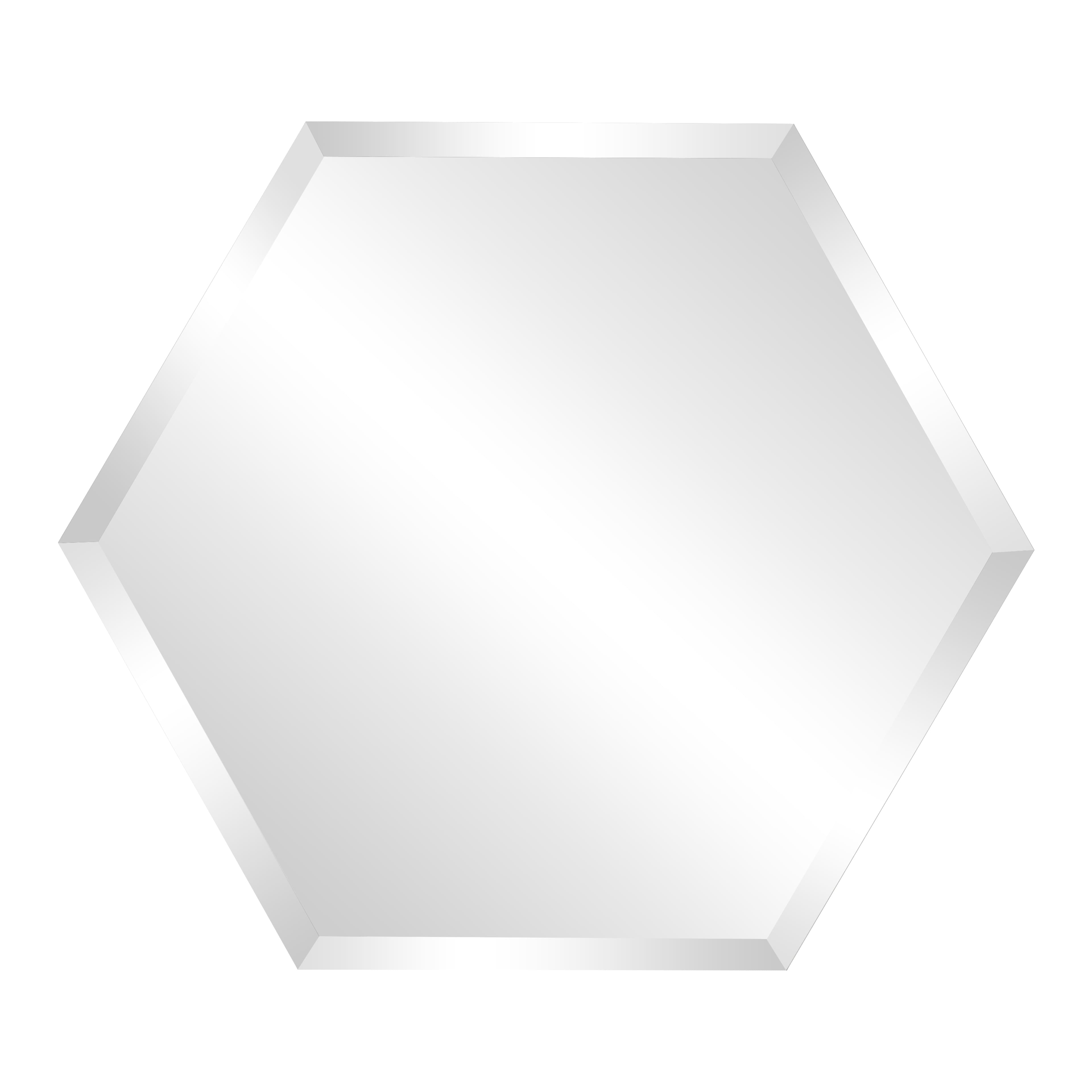 5.75" Beveled Hexagon Mirror by Make Market®