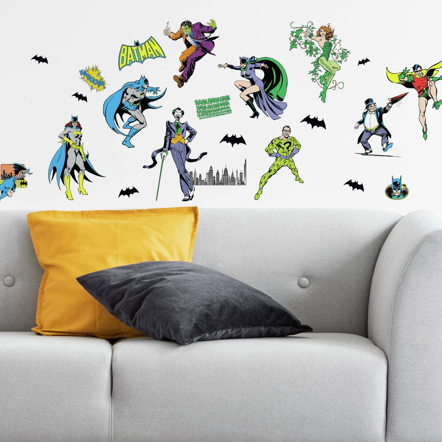 RoomMates Batman Villains Peel & Stick Wall Decals