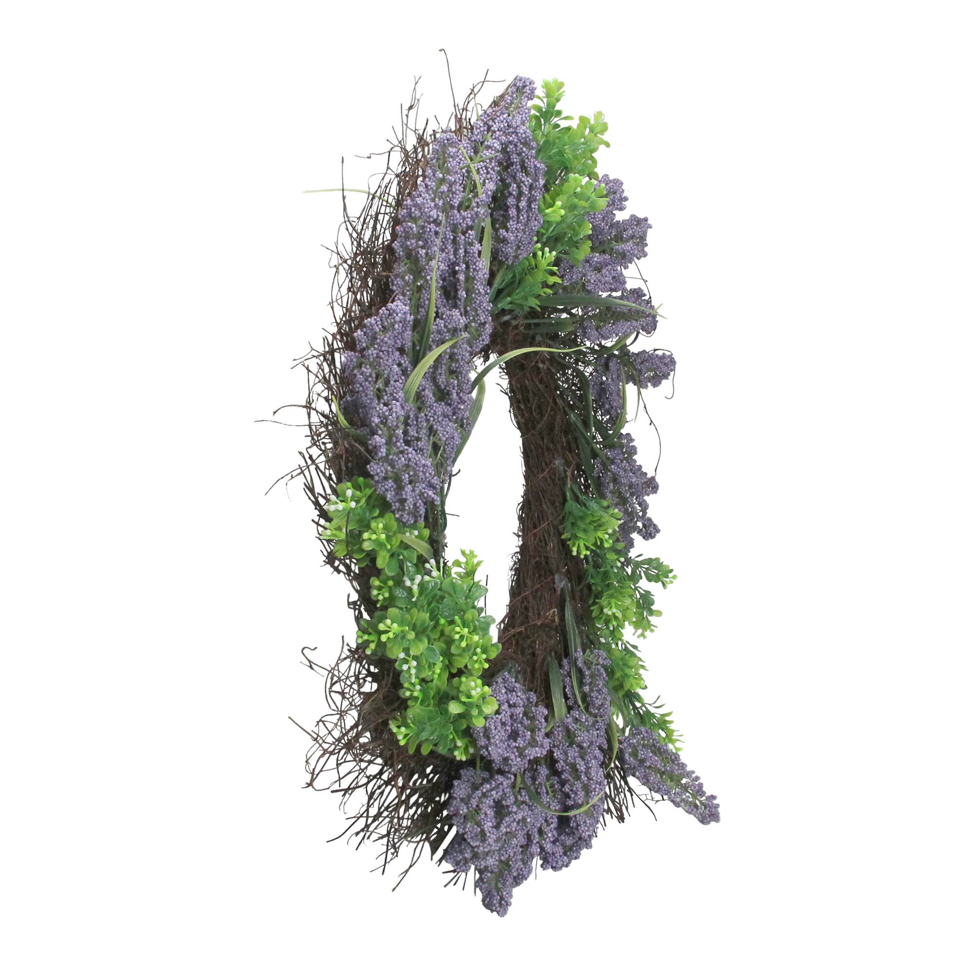 22&#x22; Lavender &#x26; Boxwood Wreath