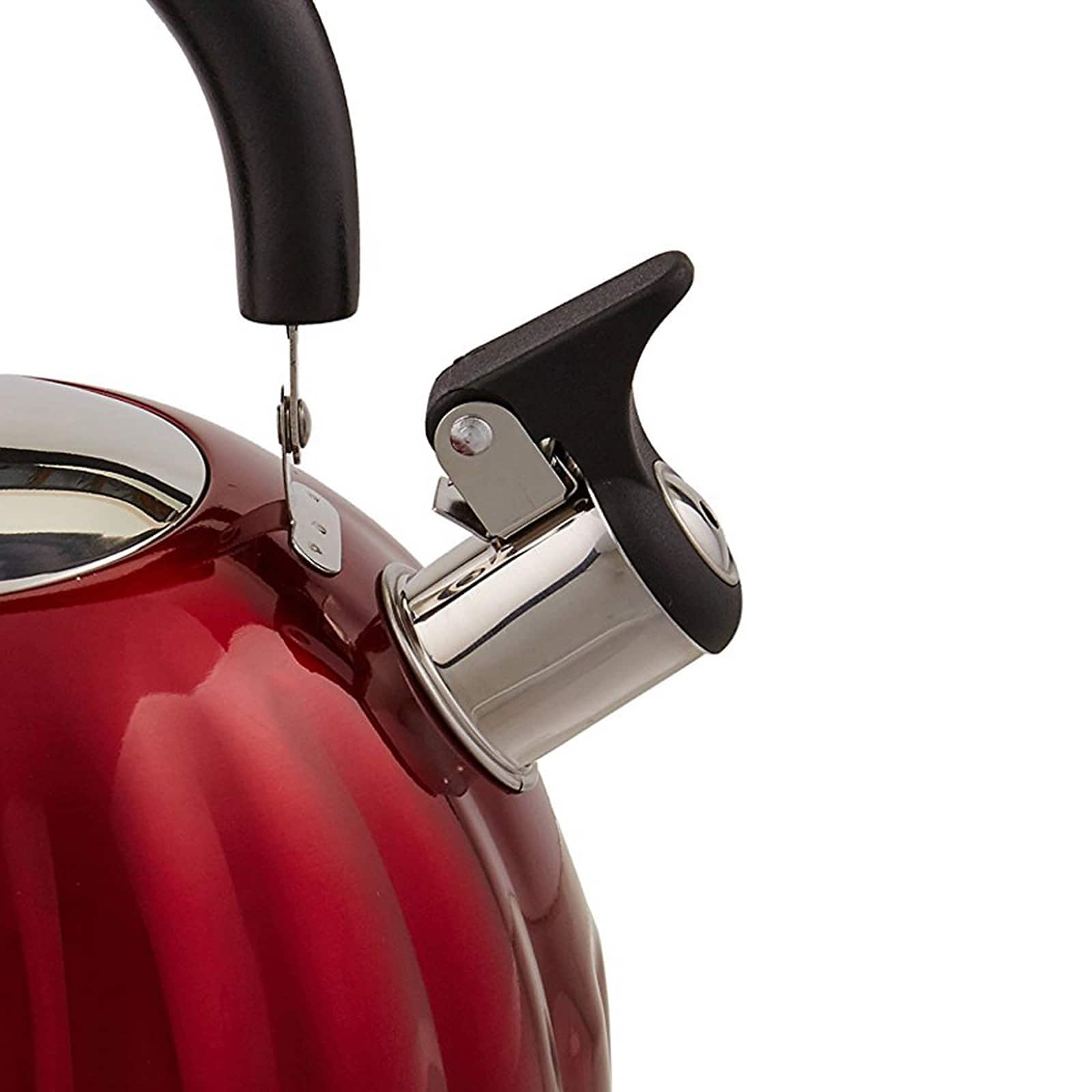 Mr Coffee Twining 2.1 qt. Pumpkin Tea Kettle, Red