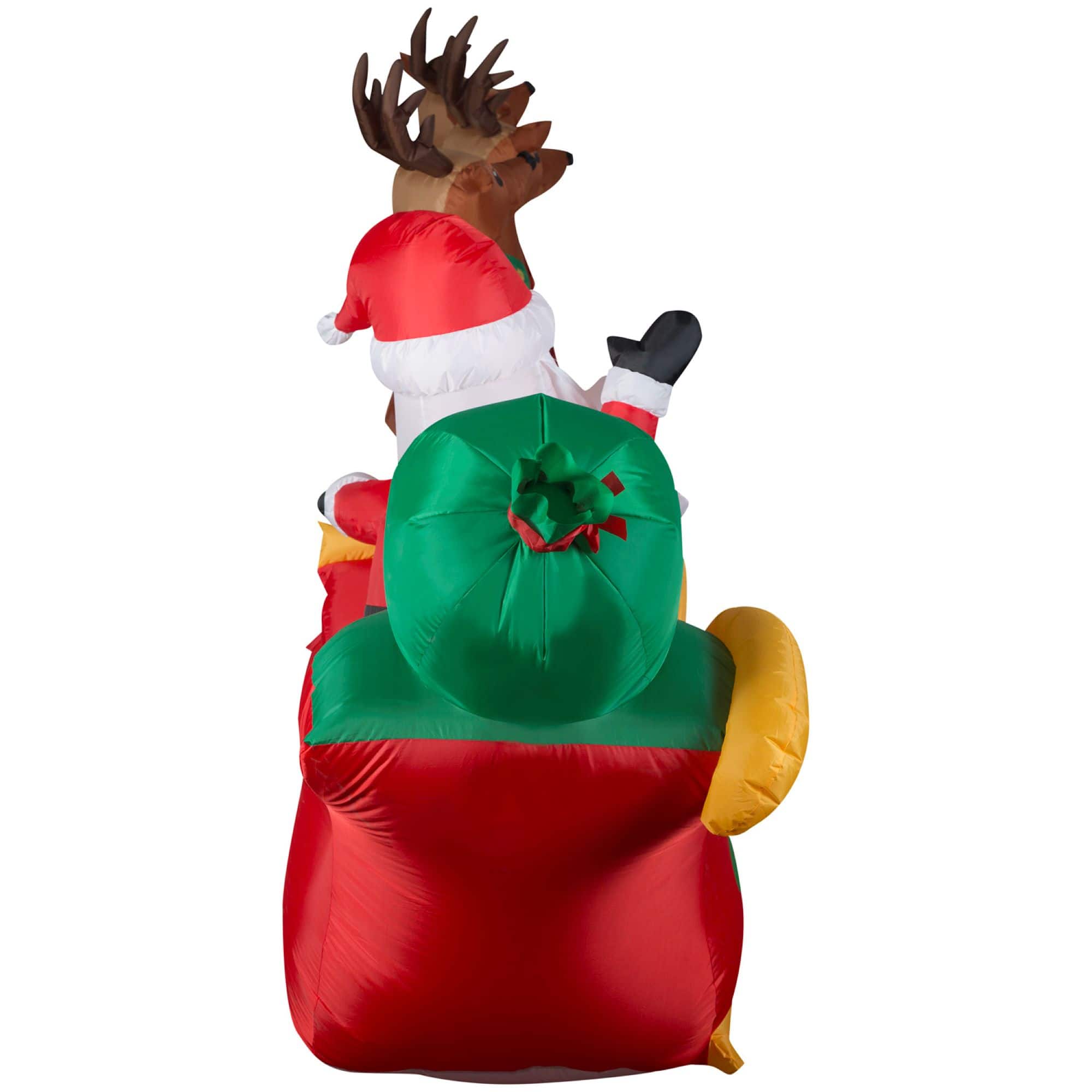 11ft. Airblown&#xAE; Inflatable Santa&#x27;s Sleigh with Flying Reindeer