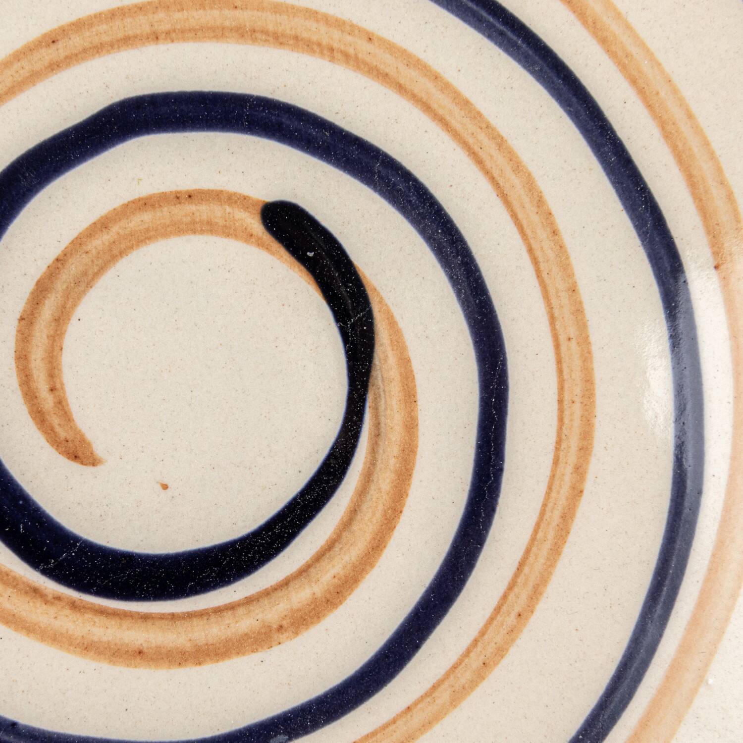 Hello Honey® 14.75" Round Hand-Painted Stoneware Serving Bowl with Design