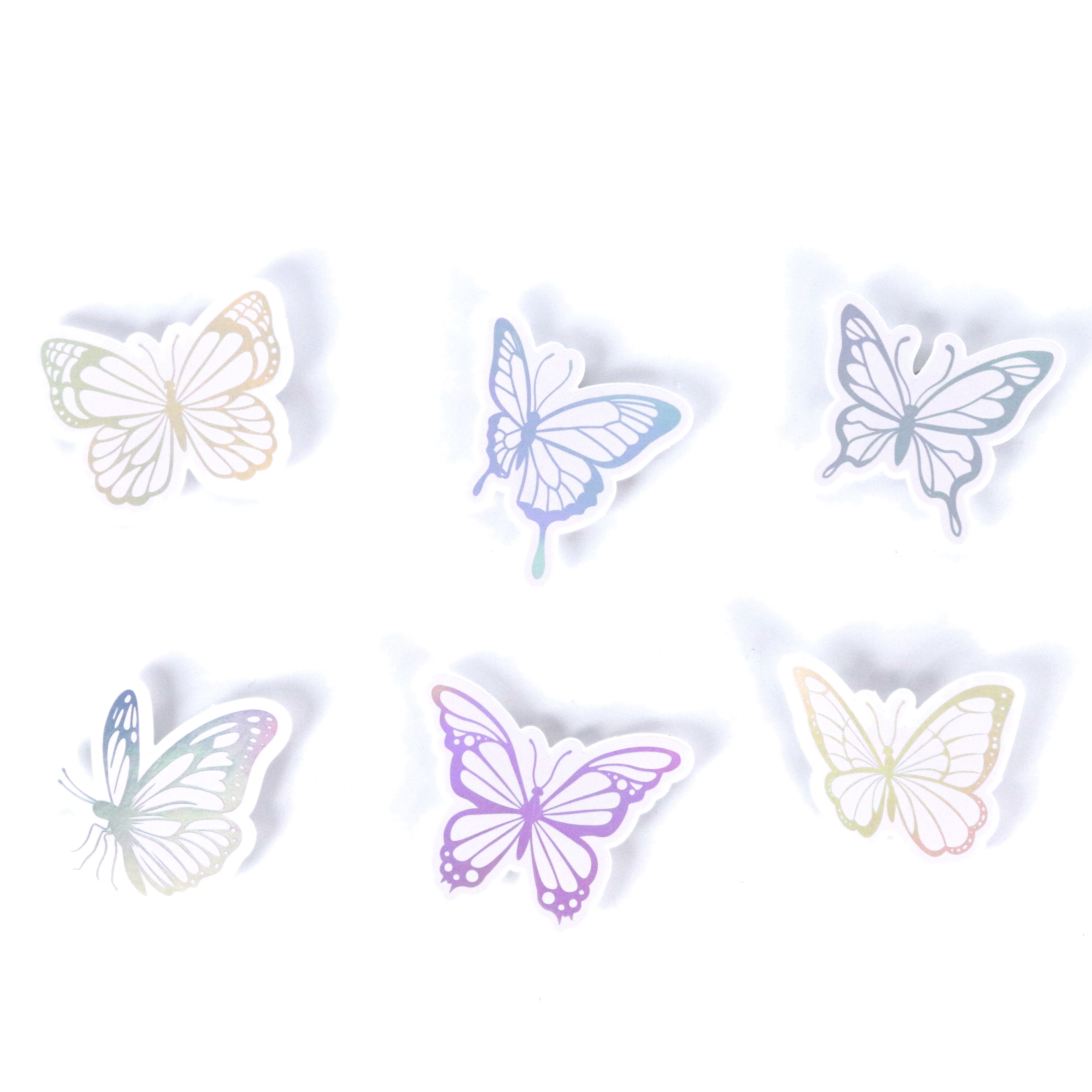 Holographic Butterfly Vinyl Die-Cut Stickers by Recollections&#x2122;