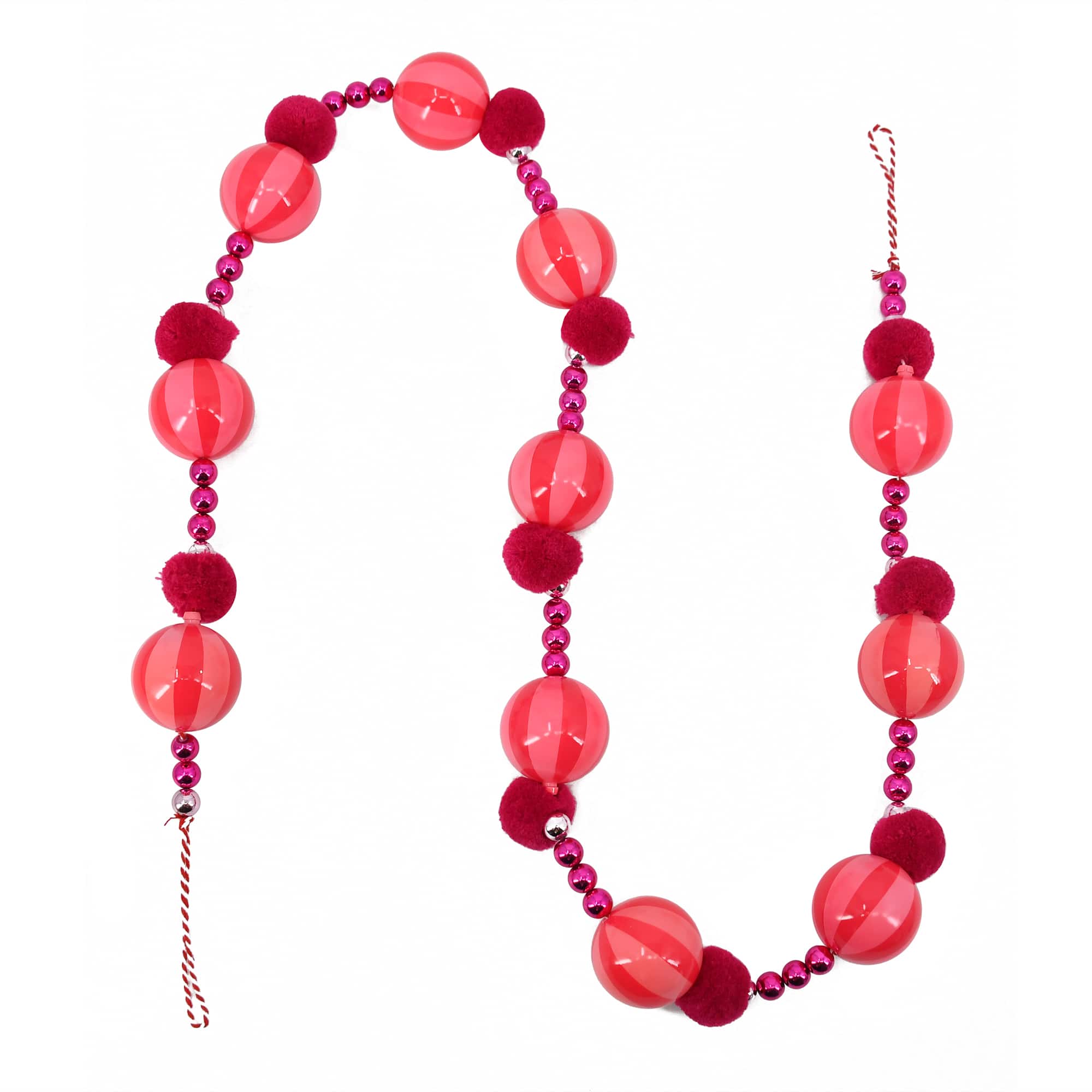 6ft. Pink Candy Pom Pom Garland by Ashland&#xAE;