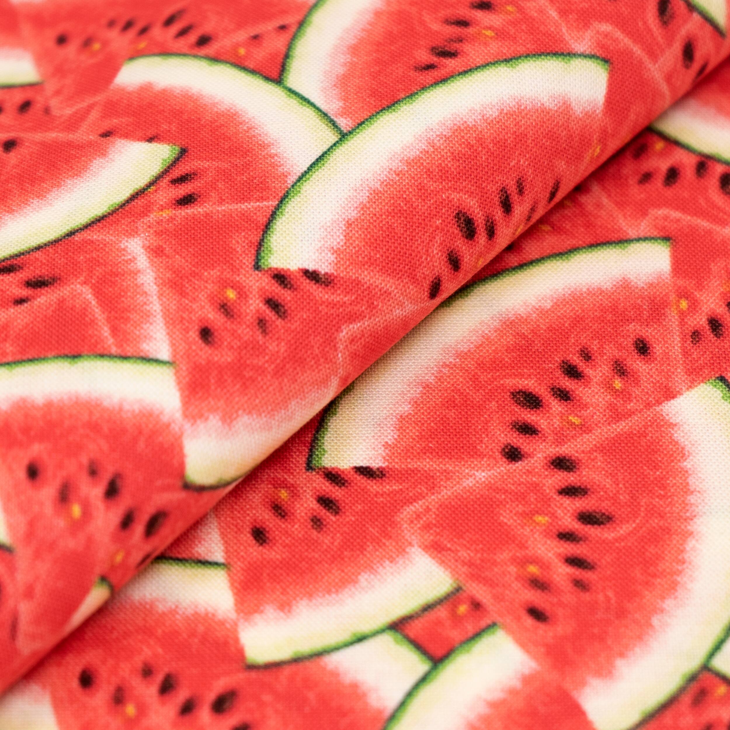 SINGER Patriotic Watermelon Cotton Fabric