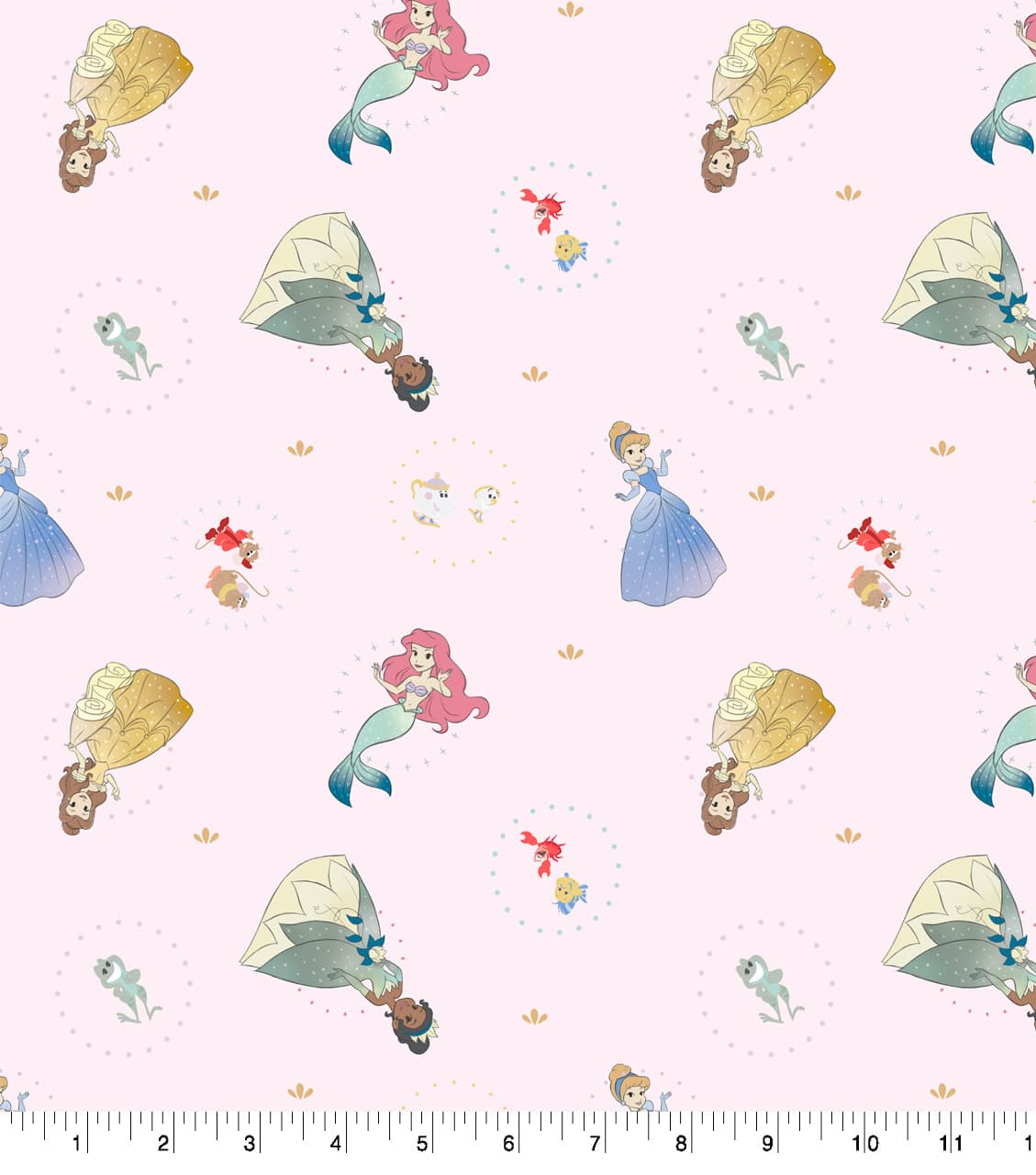 Disney® Princesses & Animal Friends Cotton Fabric