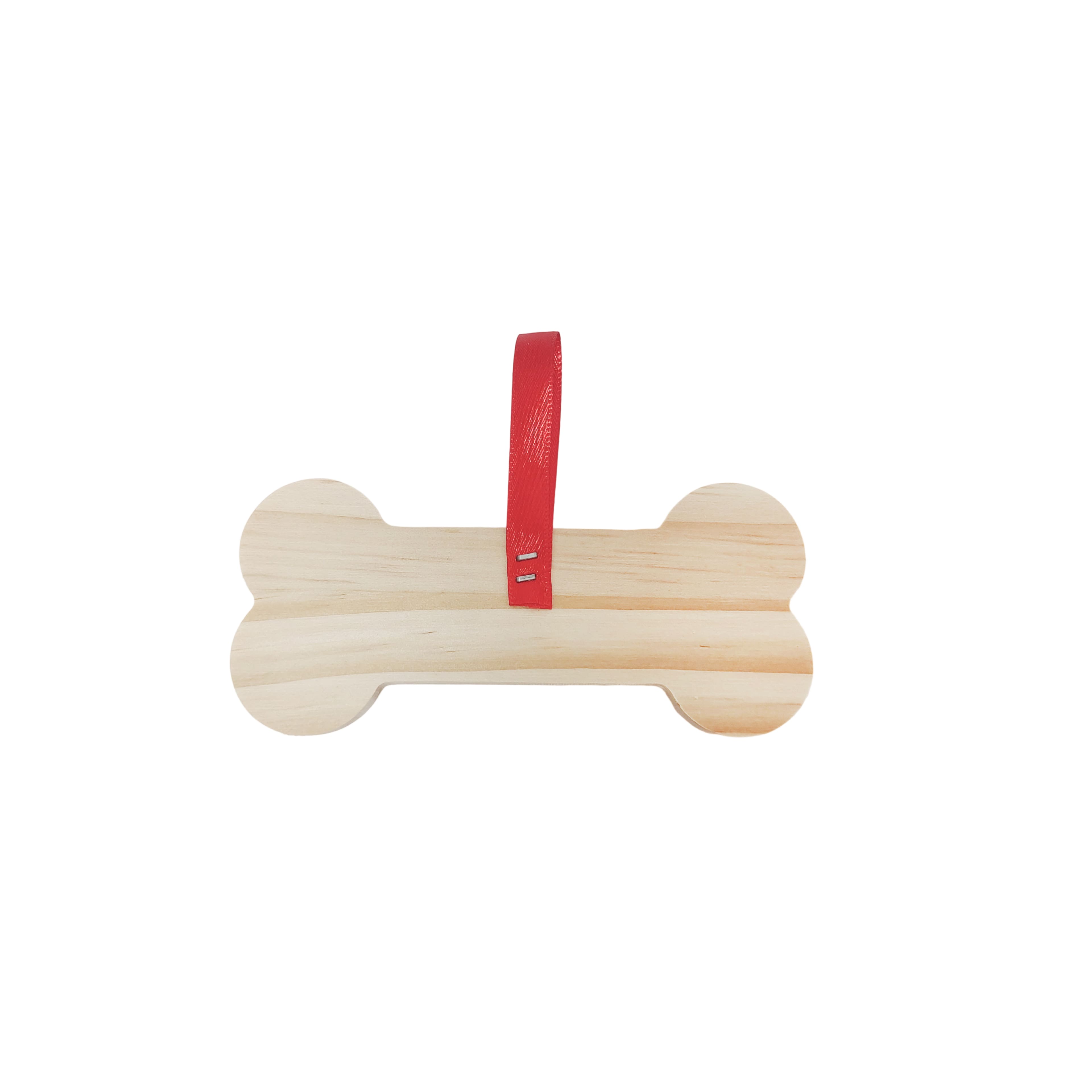 5&#x22; Dog Bone DIY Pinewood Ornament by Make Market&#xAE;